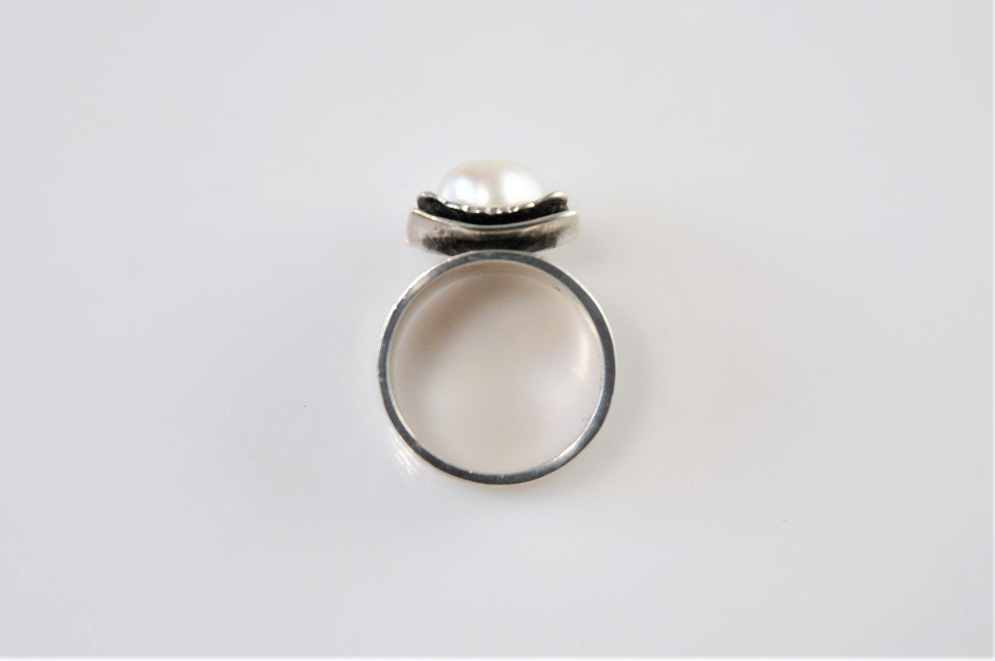 Silpada Sterling Silver Pearl Ring