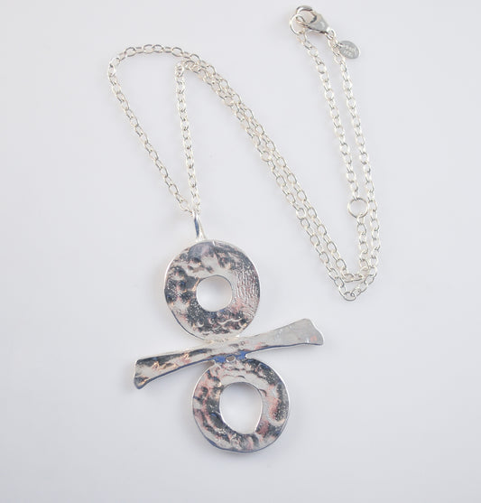Robert Lee Morris Sterling Silver "A Lifetime of Design" Pendant Necklace
