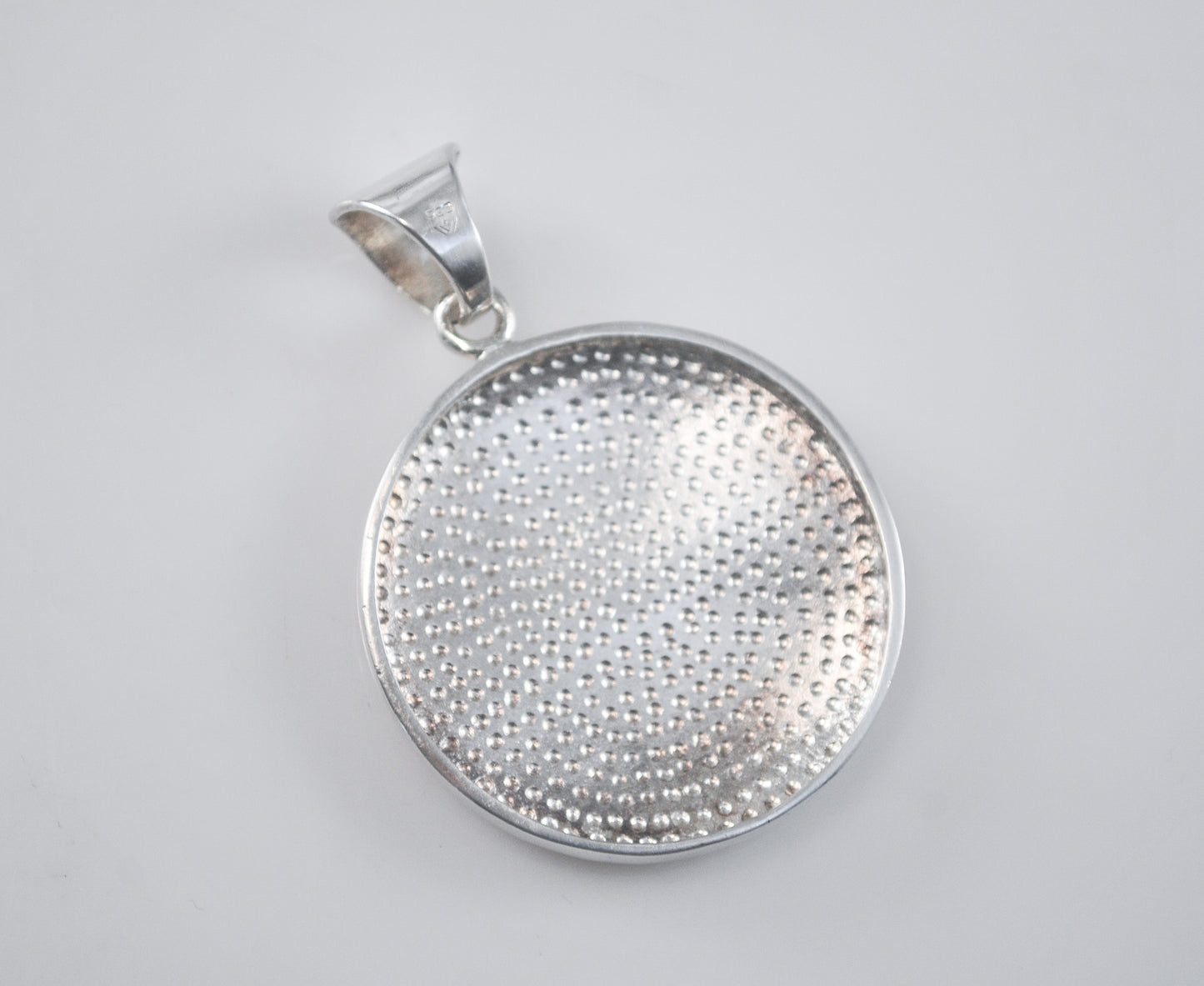Silpada Sterling Silver Round Wavy Disc Pendant