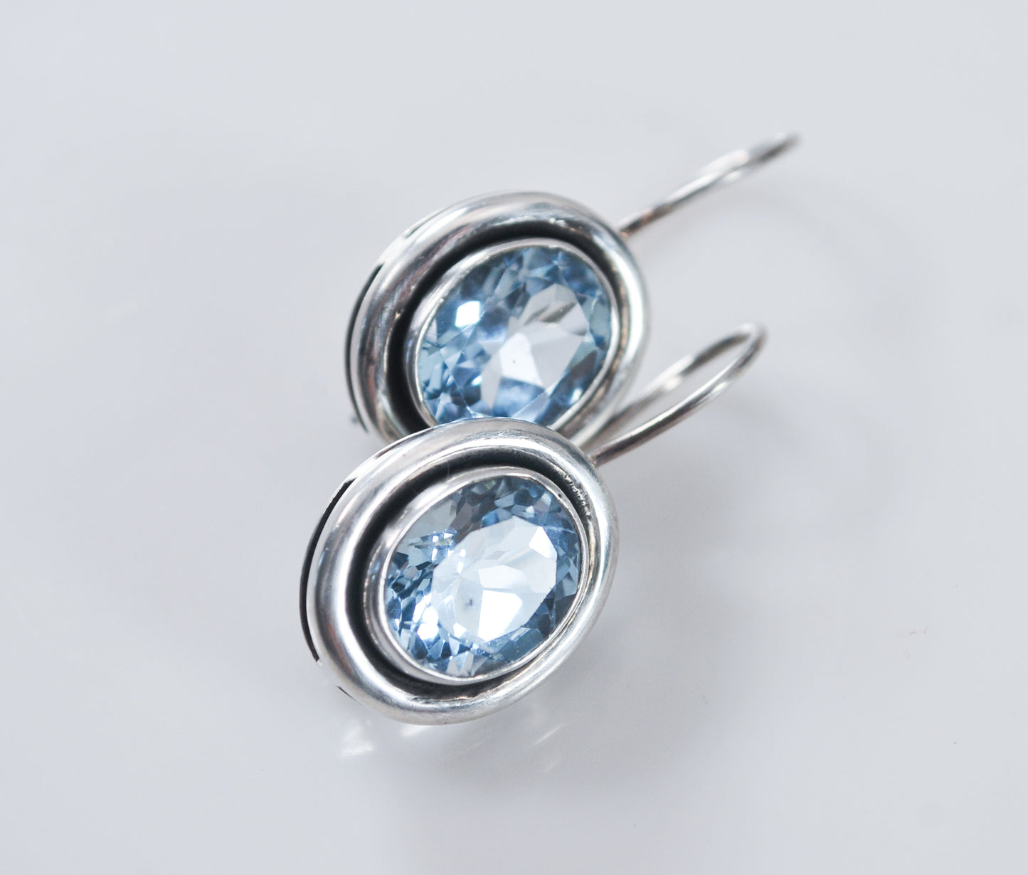 Silpada Sterling Silver Blue Topaz Earrings