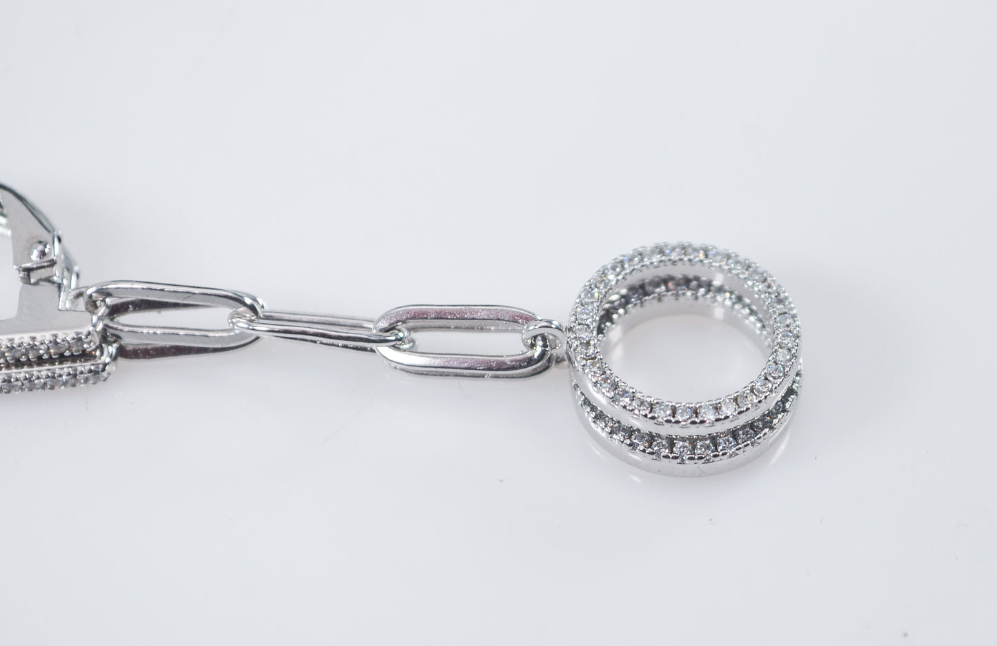 Signed Sterling Silver 925 CZ Earrings
