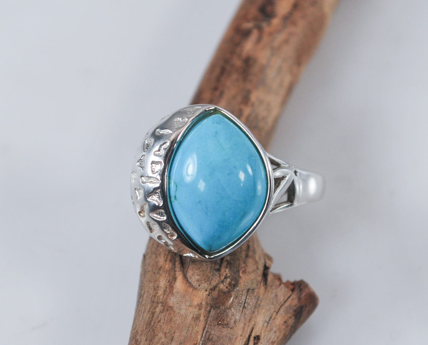 Jay King DTR Desert Rose Trading Sterling Silver Turquoise Ring