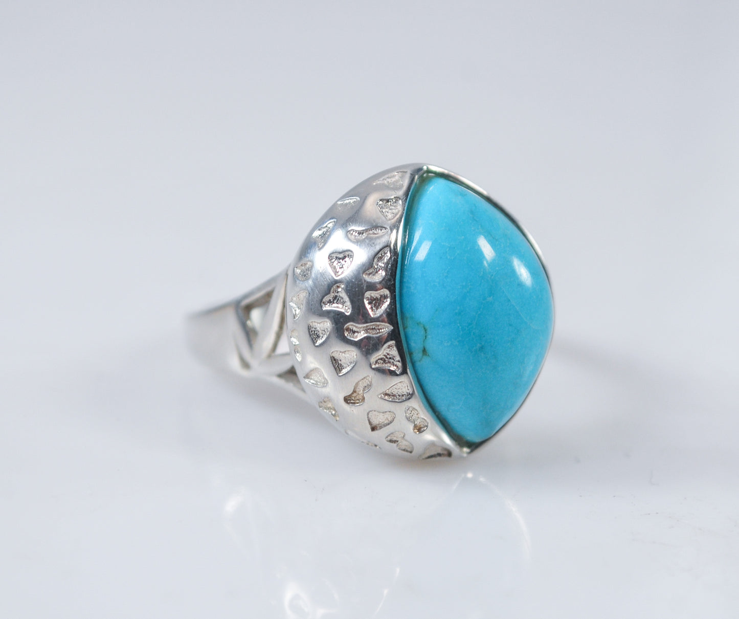 Jay King DTR Desert Rose Trading Sterling Silver Turquoise Ring