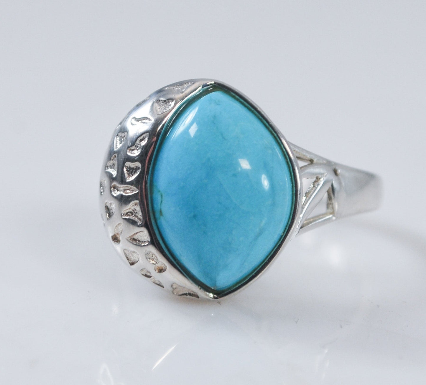 Jay King DTR Desert Rose Trading Sterling Silver Turquoise Ring