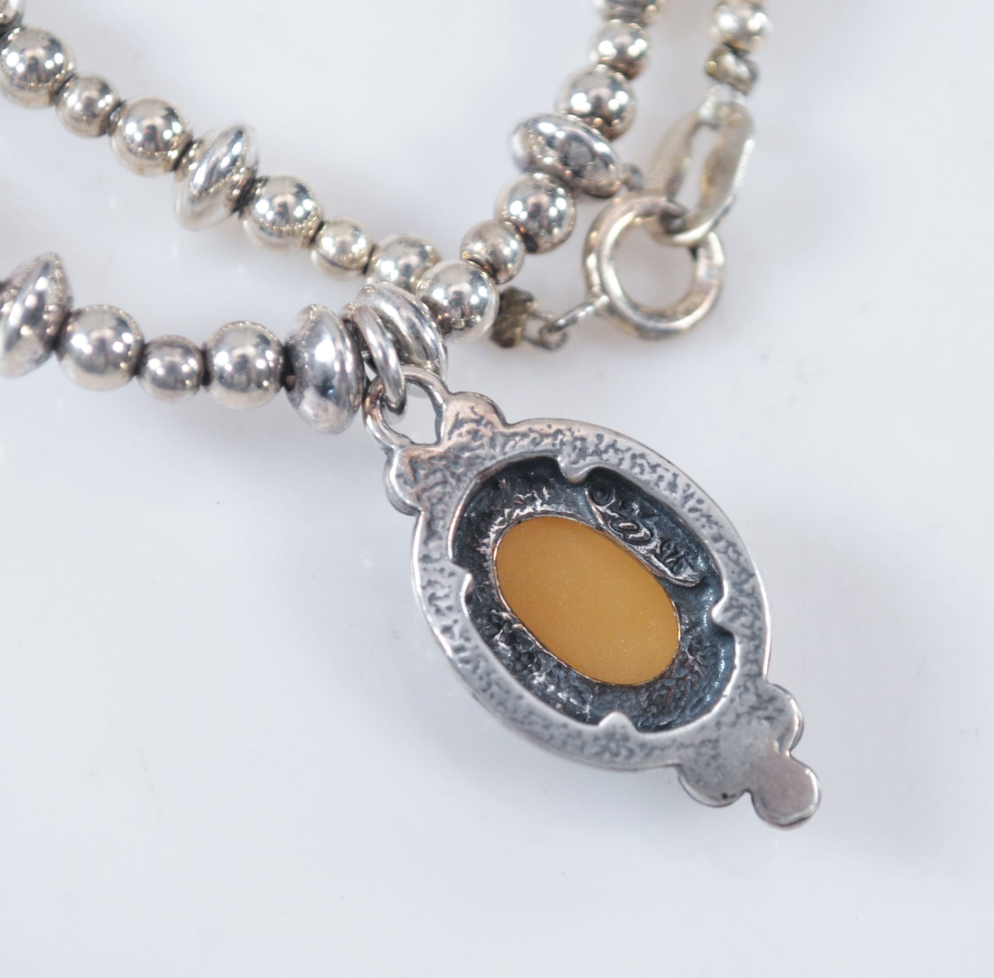 Carolyn Pollack Mother of Pearl Beaded Necklace