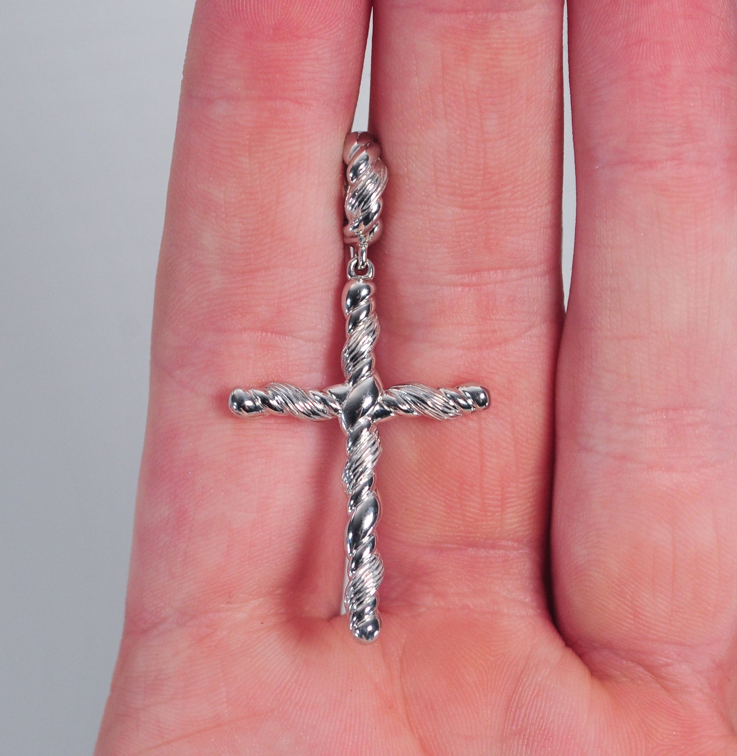 Ariva 925 Sterling Silver Cross Enhancer Pendant