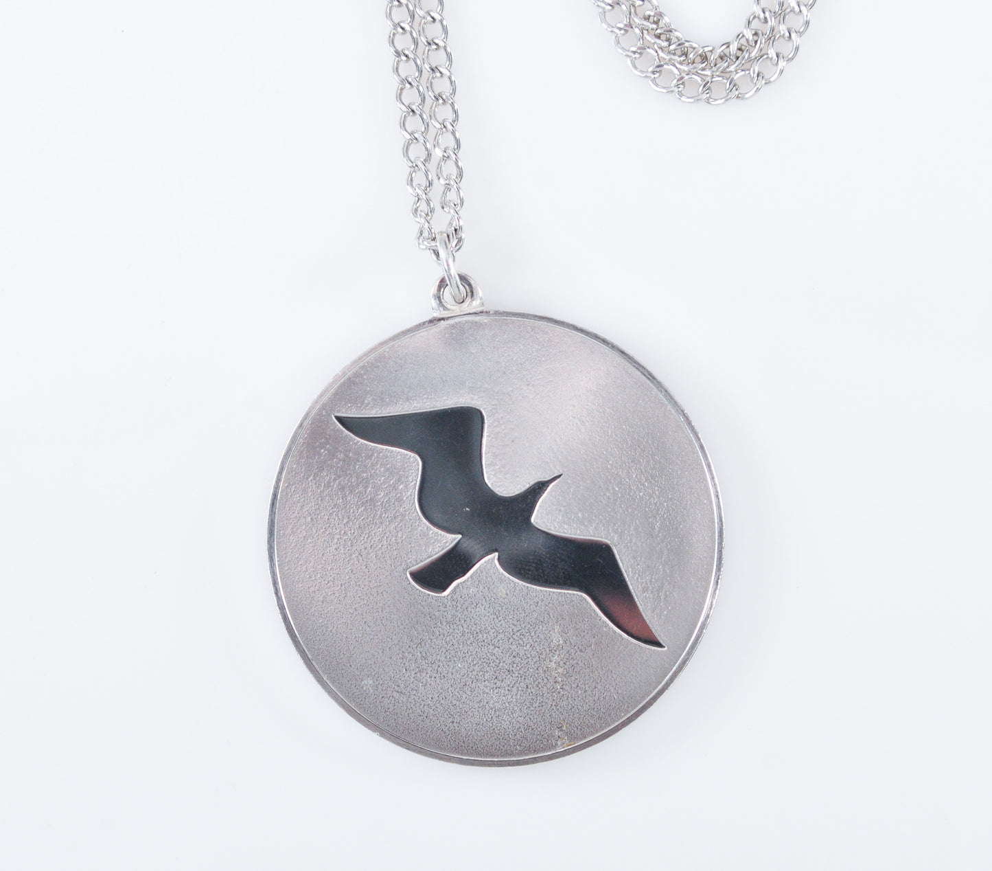 Franklin Mint Sterling Silver Johnathan Livingston Seagull Necklace