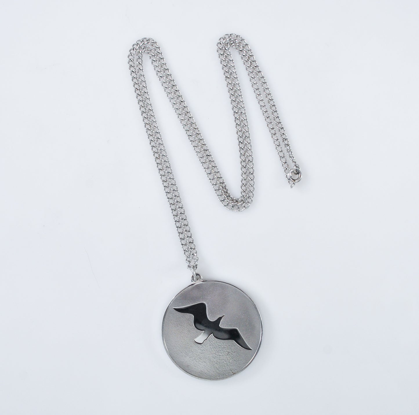 Franklin Mint Sterling Silver Johnathan Livingston Seagull Necklace