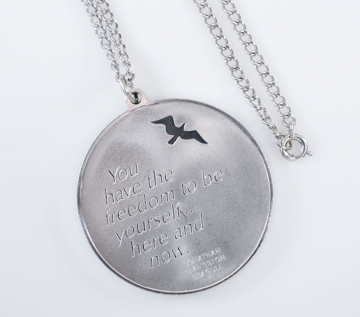 Franklin Mint Sterling Silver Johnathan Livingston Seagull Necklace