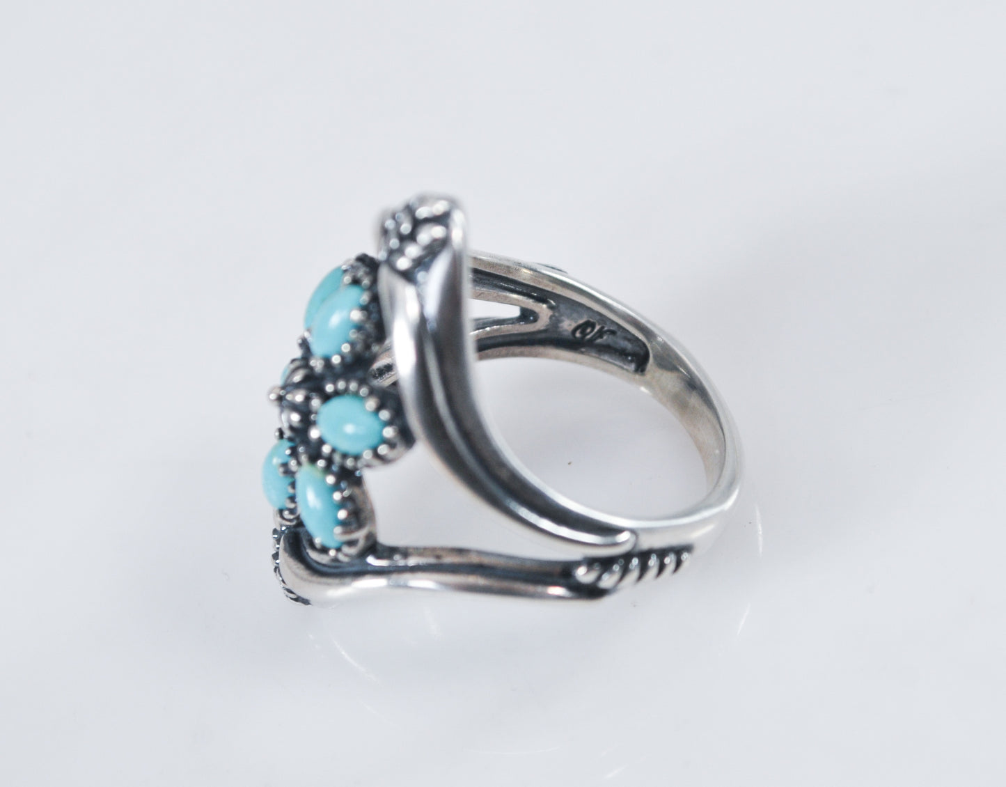Carolyn Pollack Turquoise Sterling Silver Ring