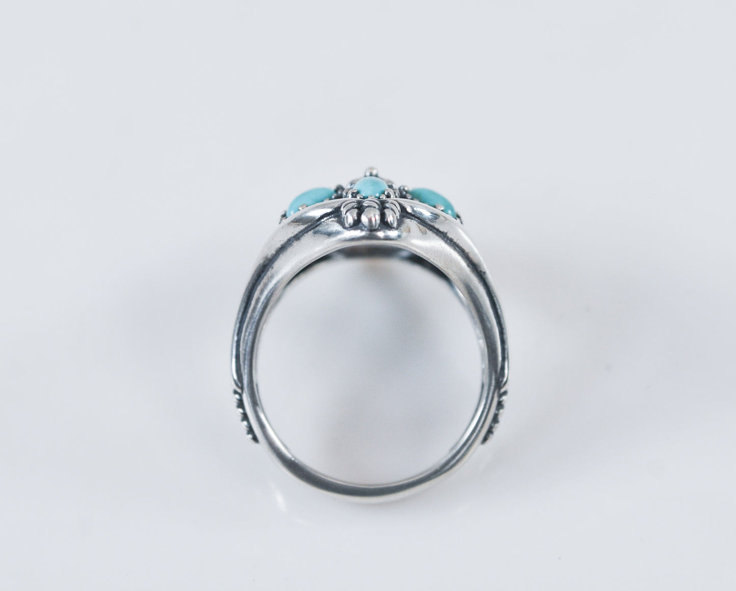 Carolyn Pollack Turquoise Sterling Silver Ring
