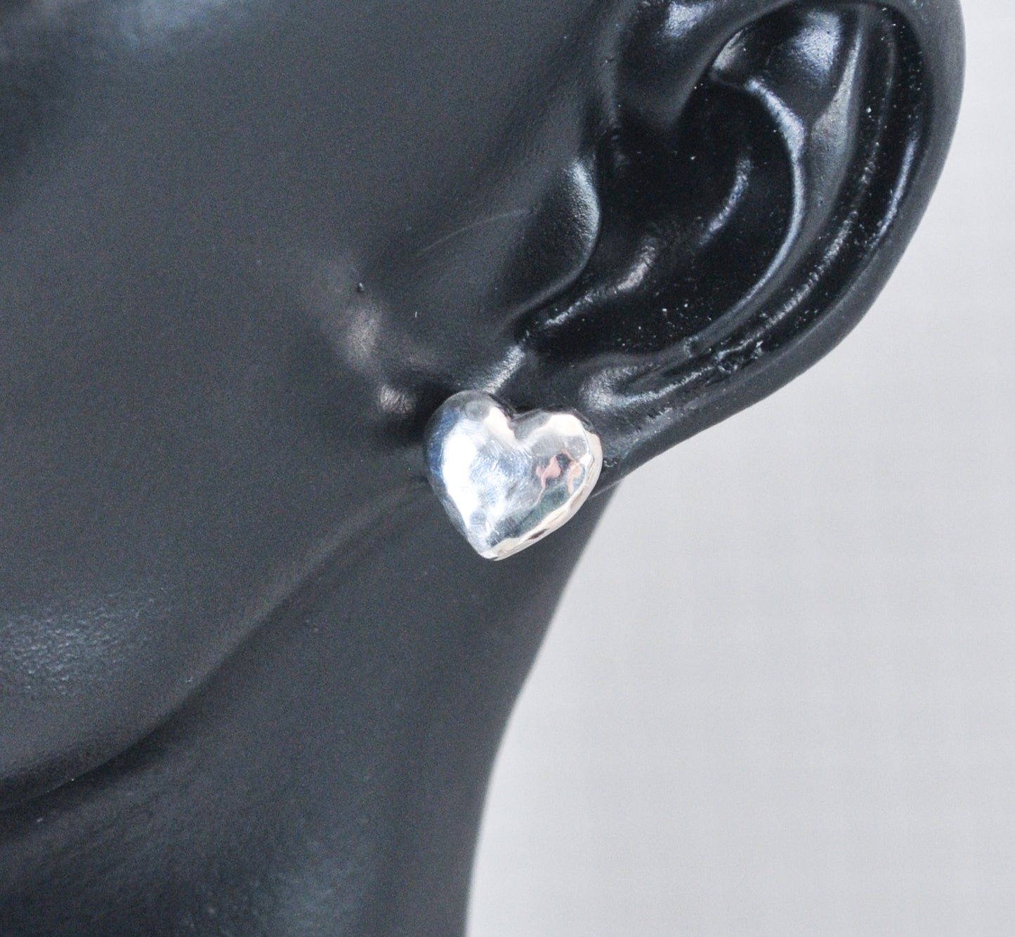 John Hardy Sterling Silver Heart Earrings