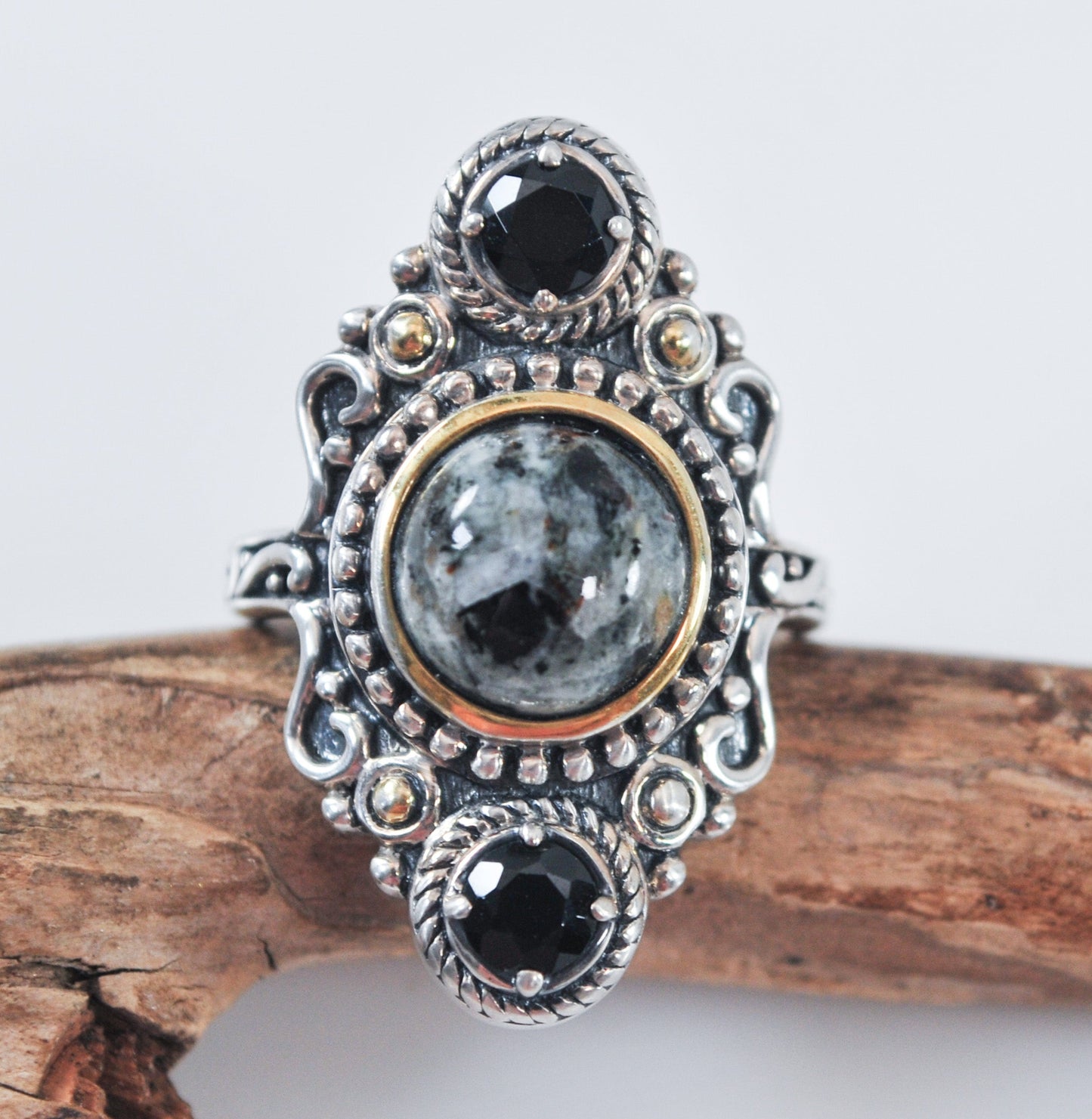 Designer 925 India Sterling Silver Long Ring