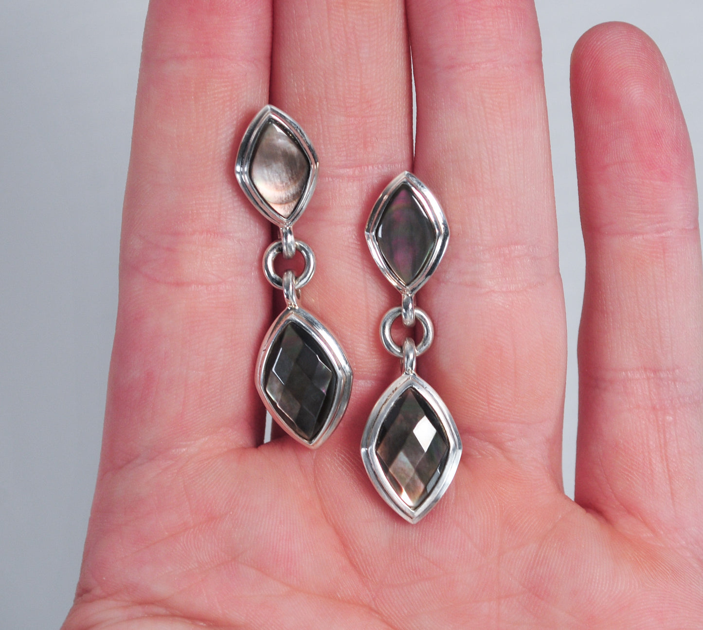 ELLE 925 Labradorite Earrings