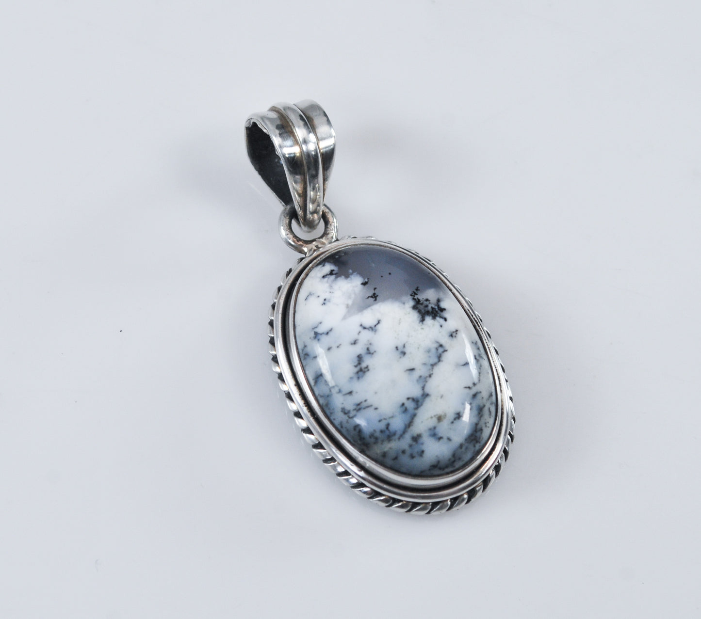 Sterling Silver Dendrite Pendant
