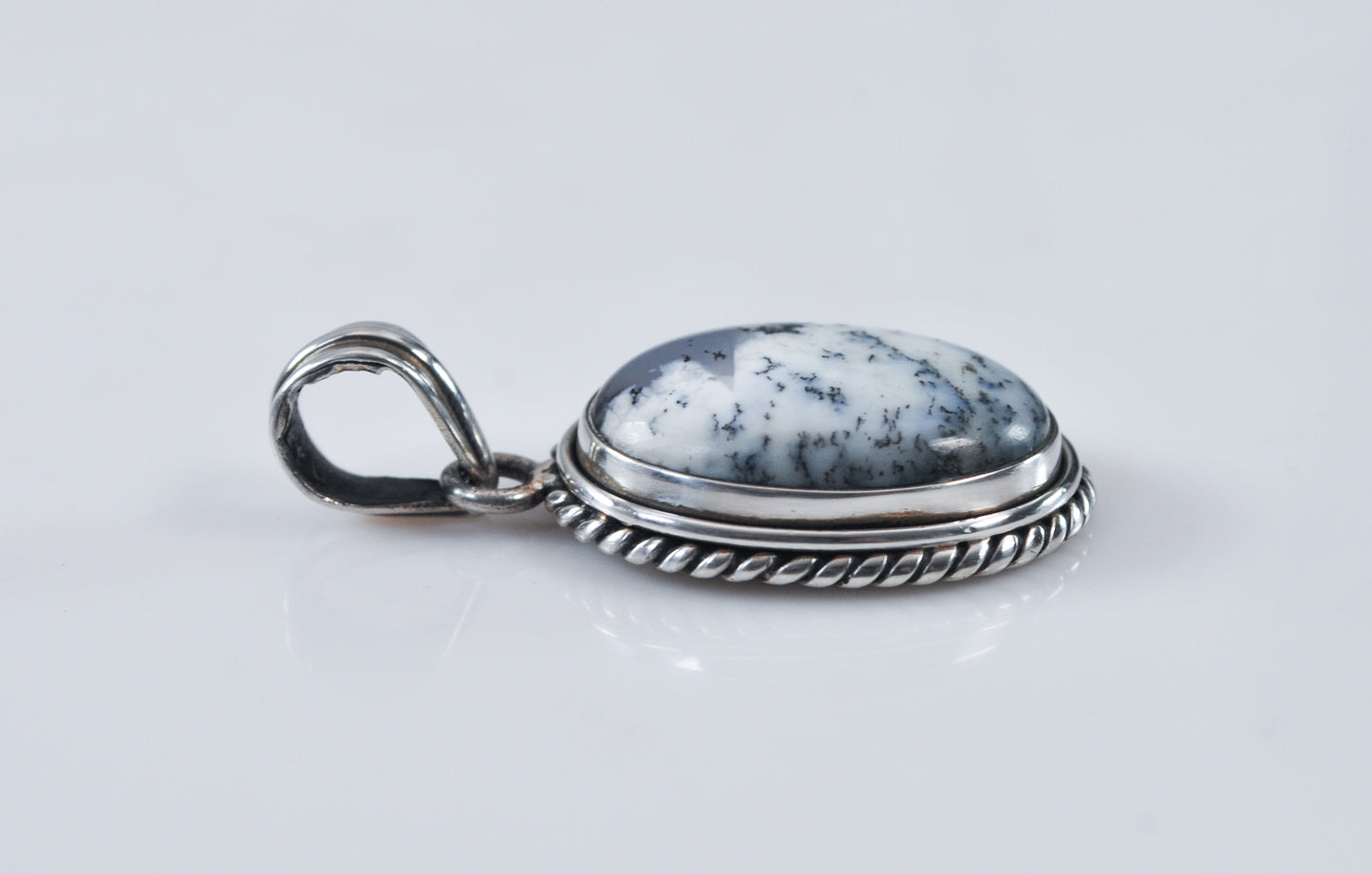 Sterling Silver Dendrite Pendant