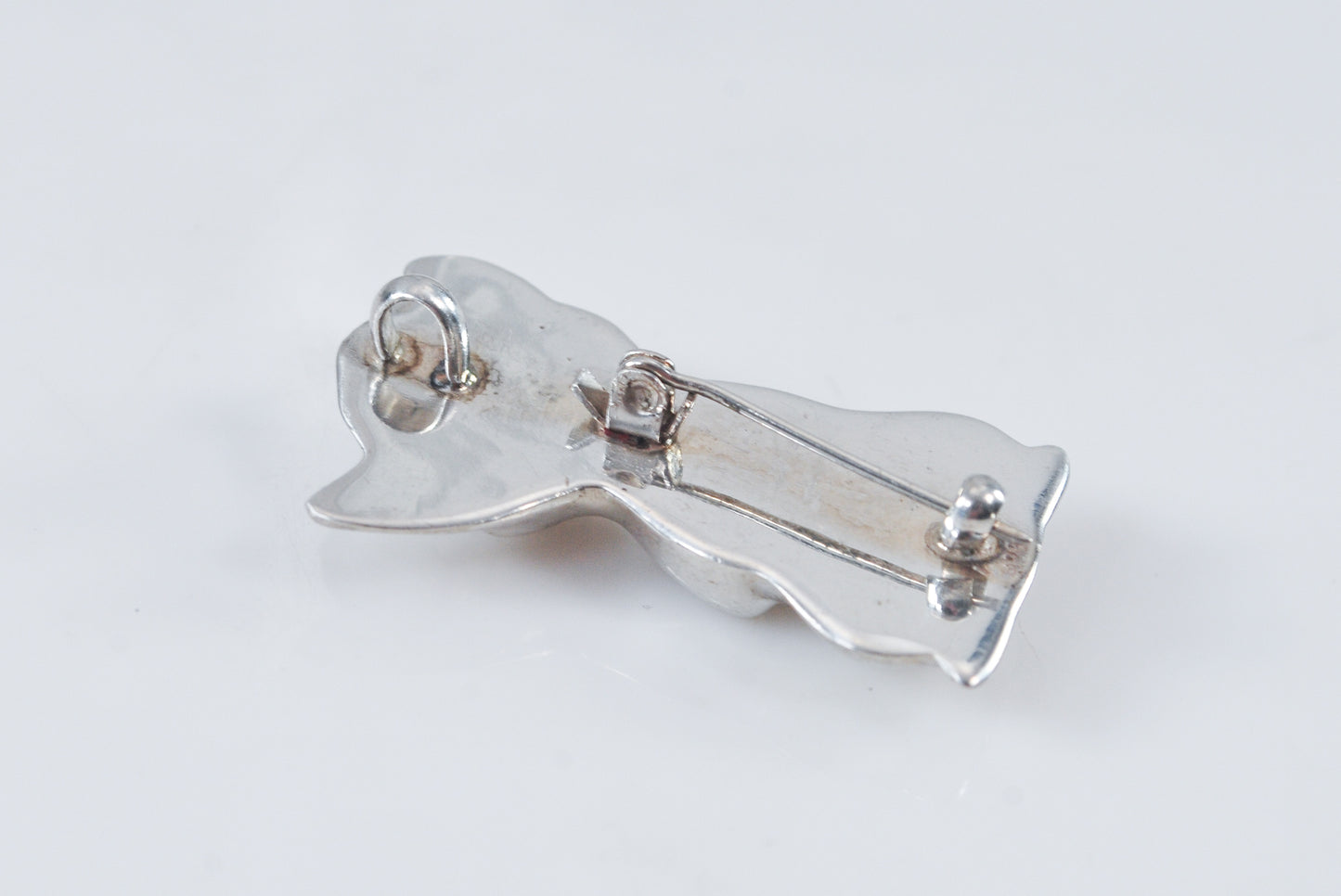 Sterling Silver Cute Mouse Brooch