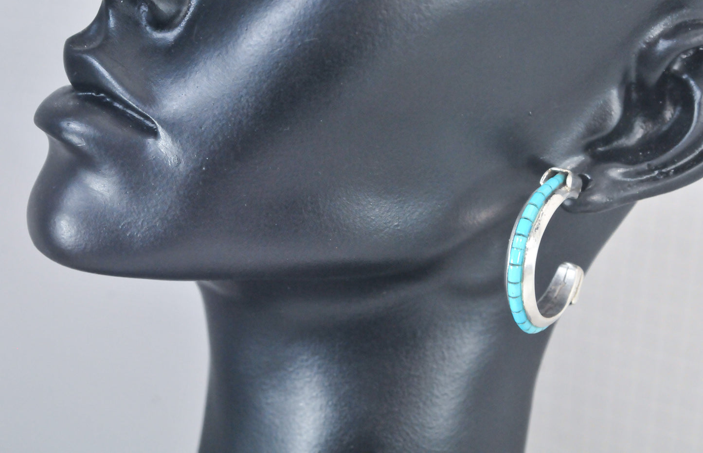 Five Single Sterling Silver Southwestern Earrings