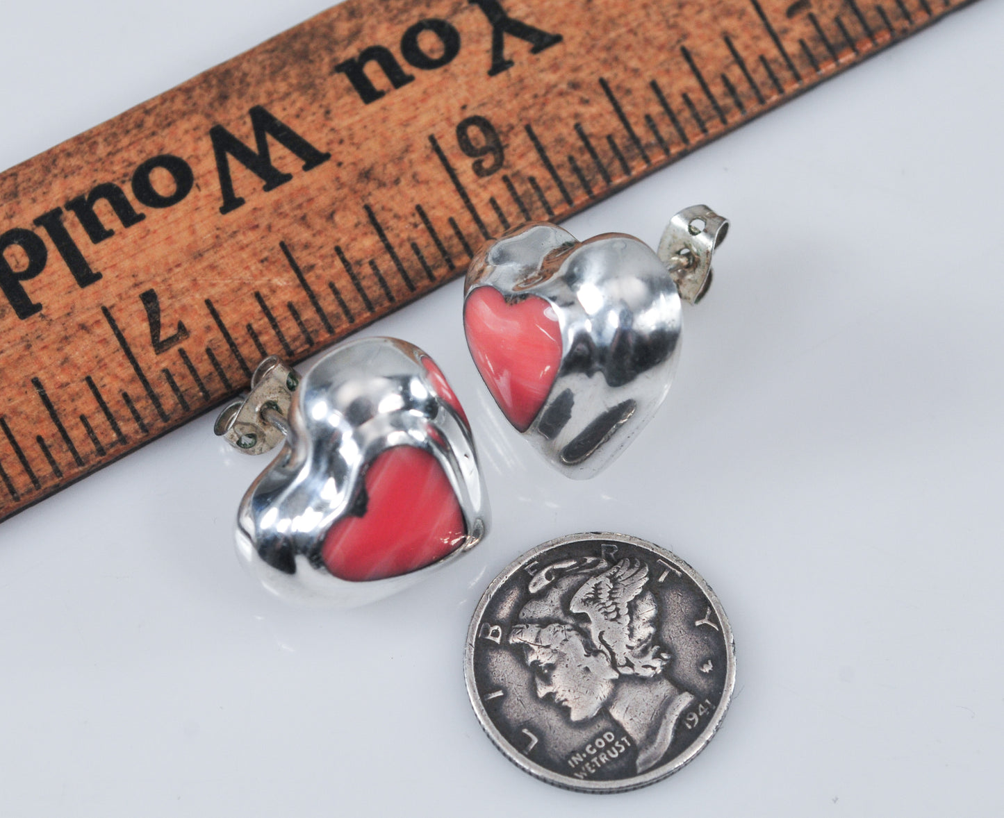 ATI Sterling Silver Heart Earrings