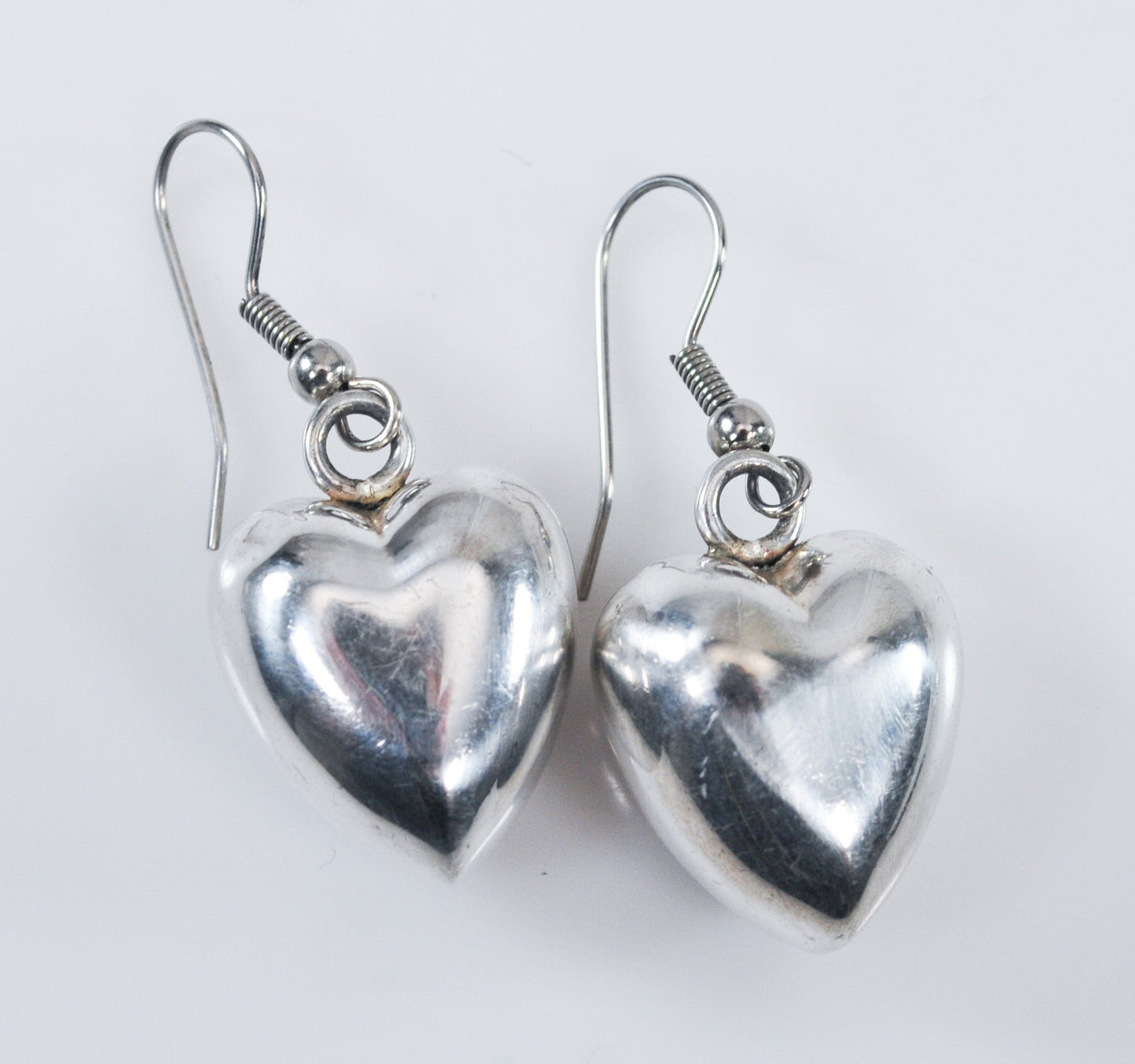 Sterling Silver Harmony Chimes Heart Earrings