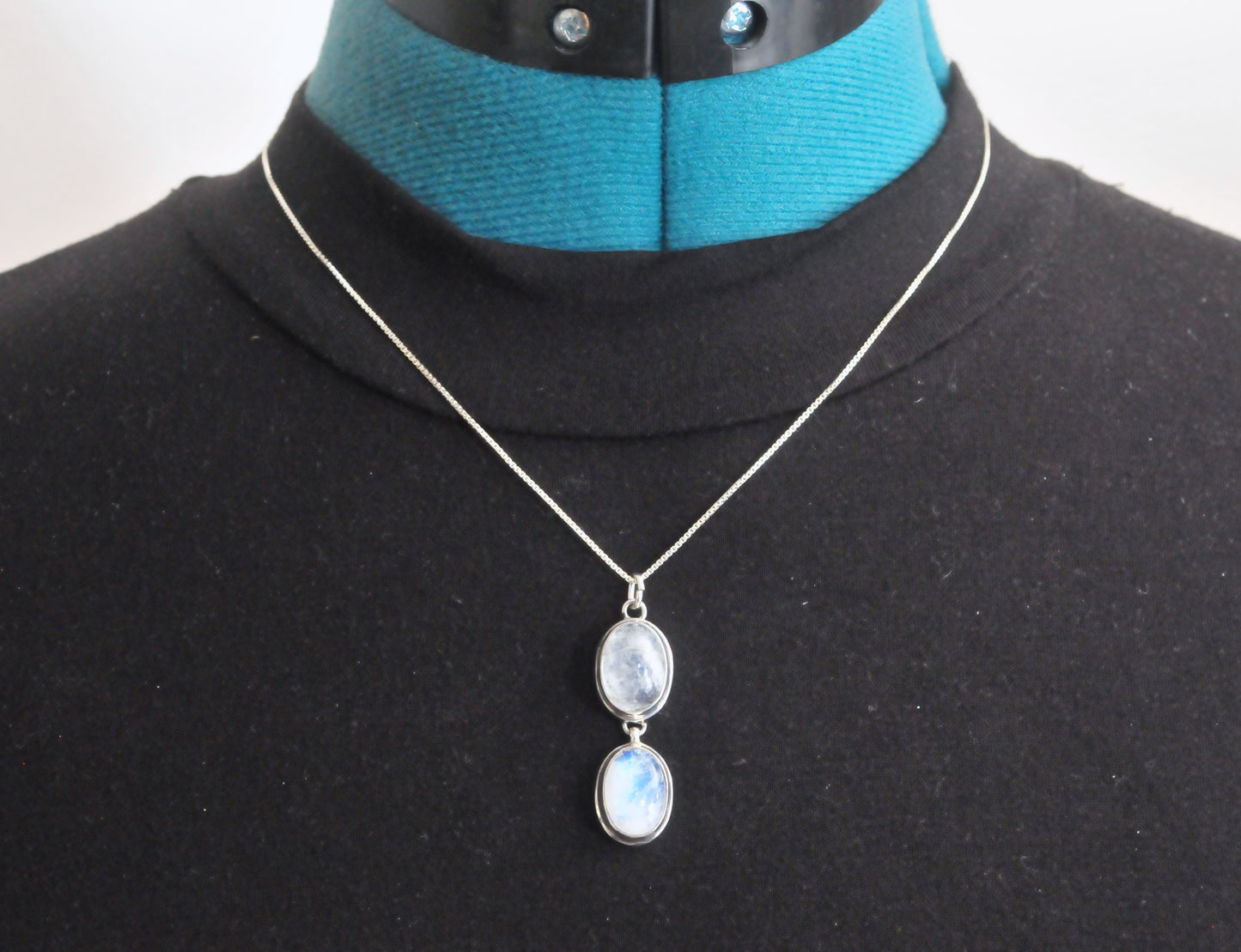 Moonstone Sterling Silver Necklace