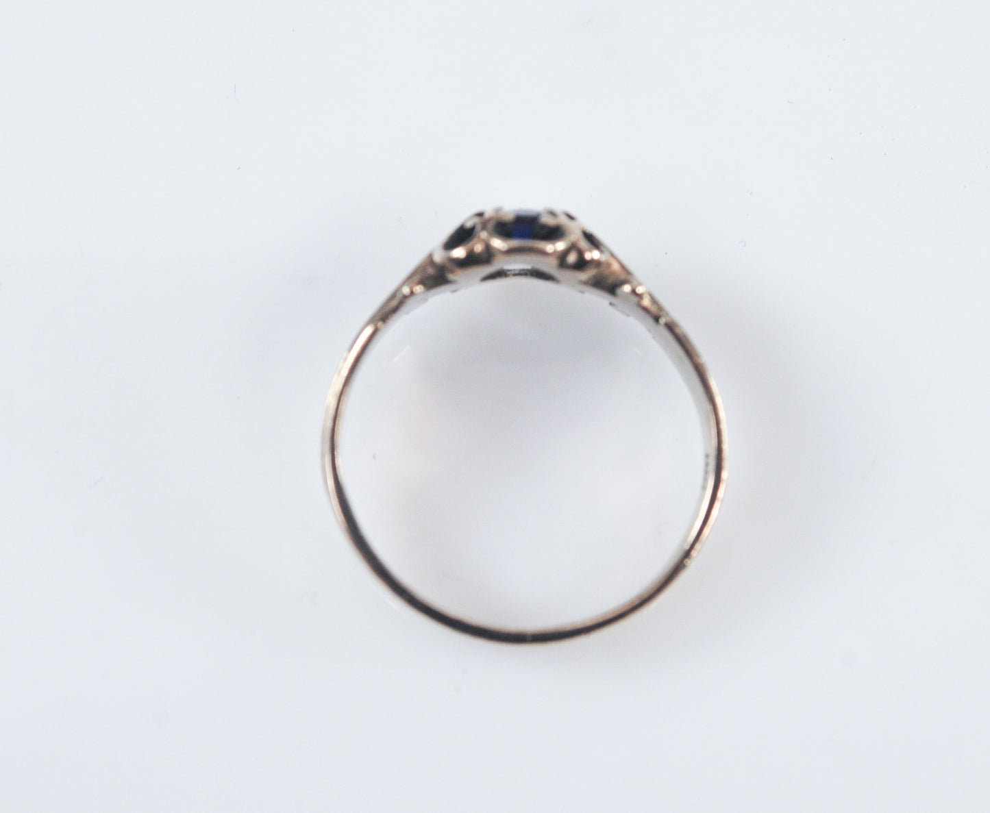Antique Gold Sapphire Ring