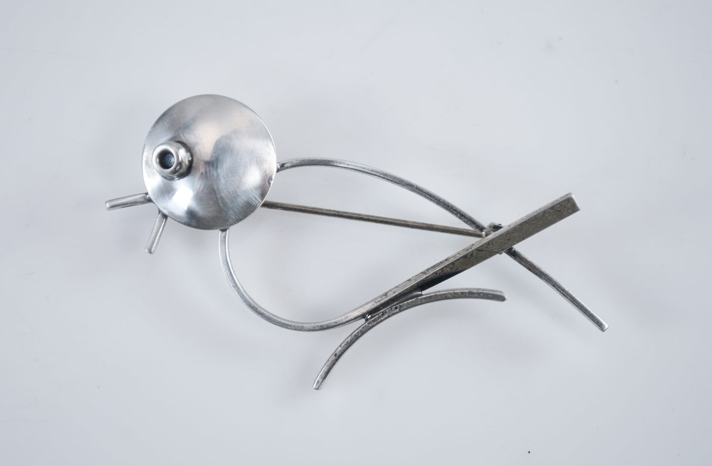 Vintage Beau Sterling Bird Brooch