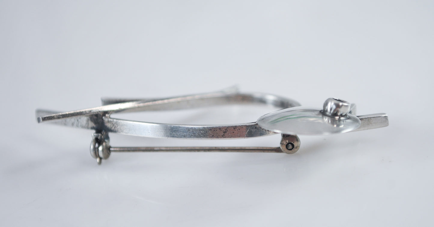 Vintage Beau Sterling Bird Brooch