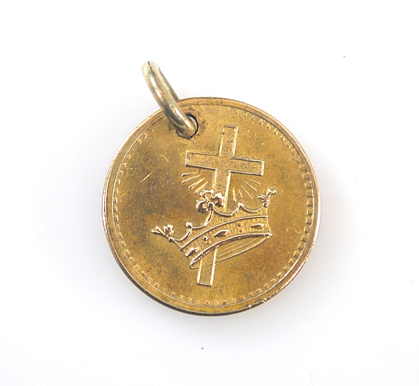 Antique Gold Filled Lord's Prayer Pendant