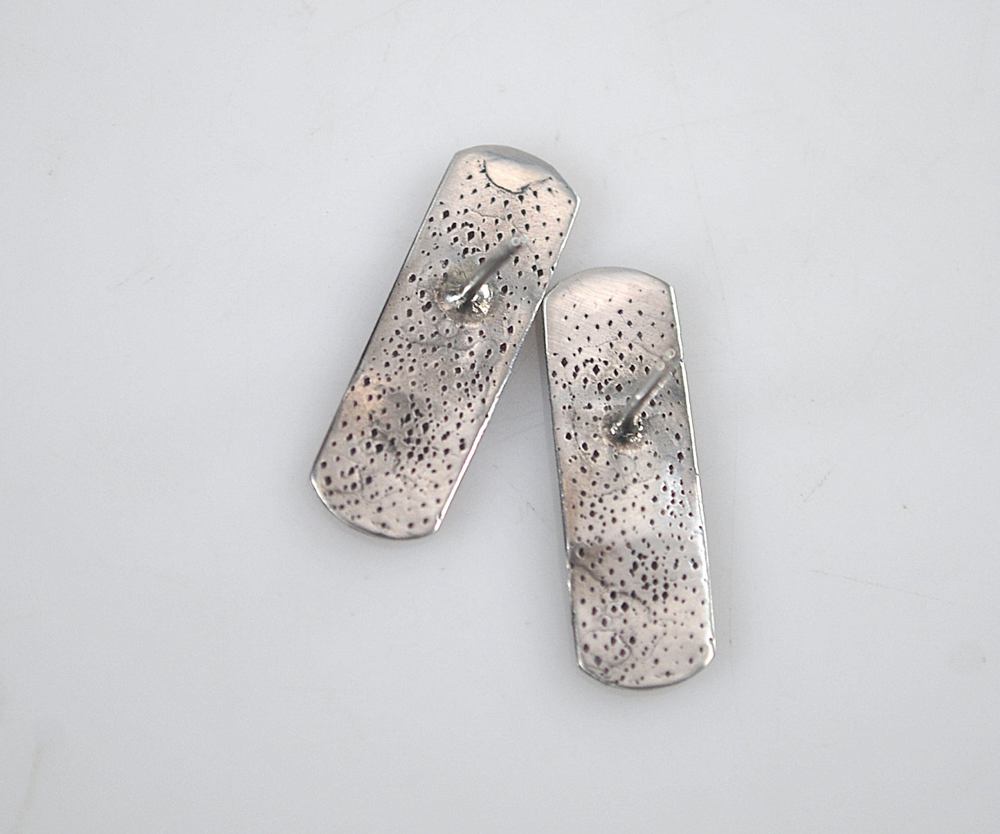 Sterling Silver Band-Aid Earrings