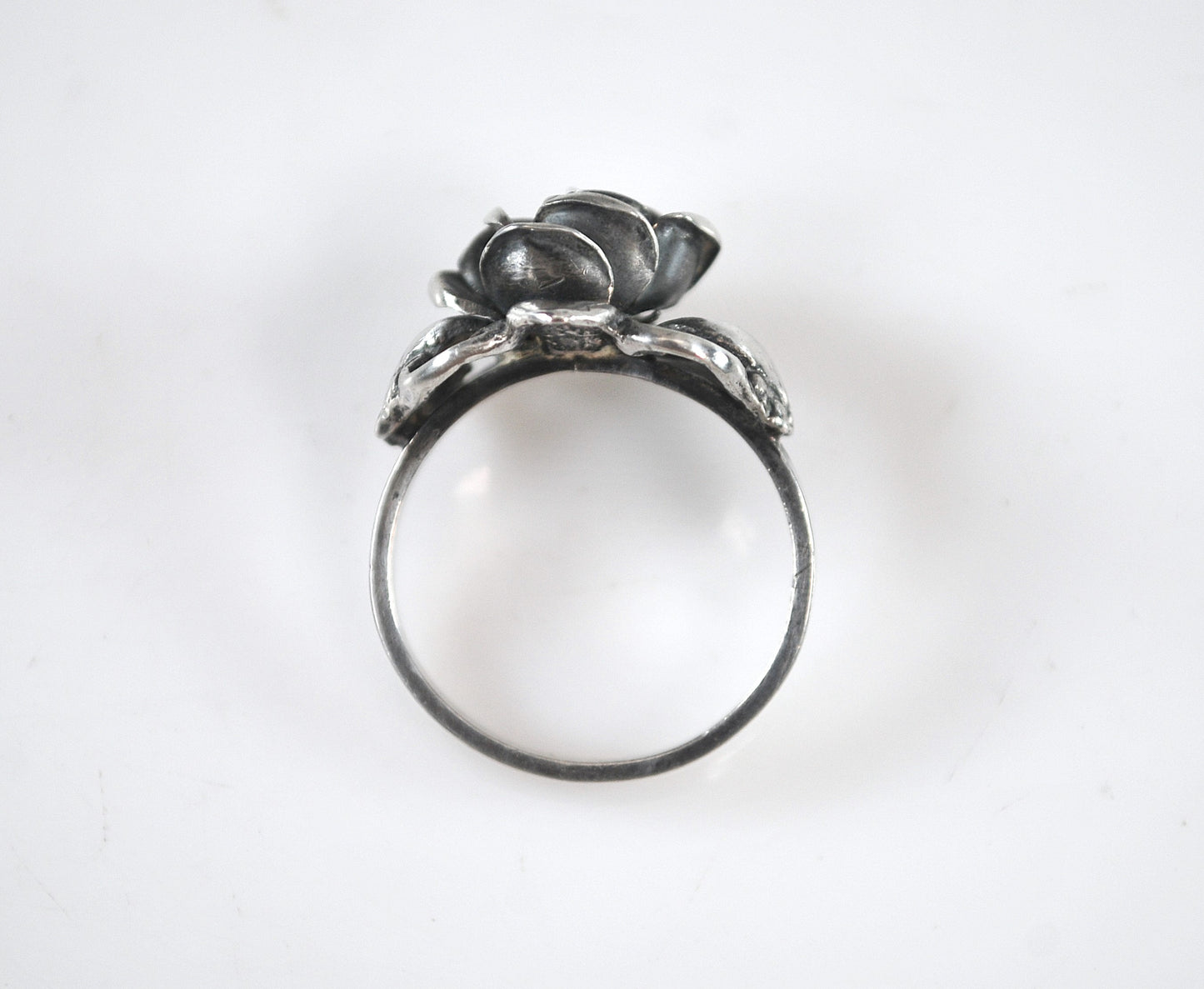 Vintage Theodor Klotz TEKA 925 Rose Ring