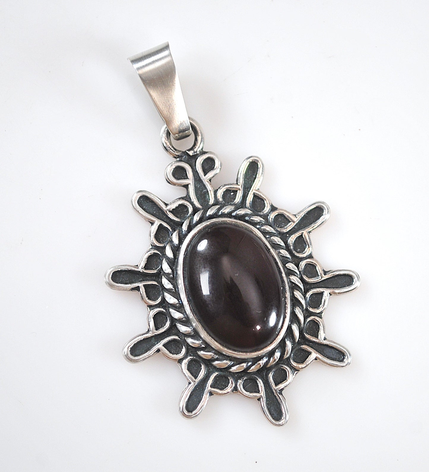 CII 925 Mexico Black Onyx Statement Pendant