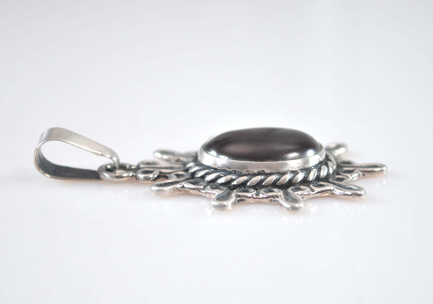 CII 925 Mexico Black Onyx Statement Pendant