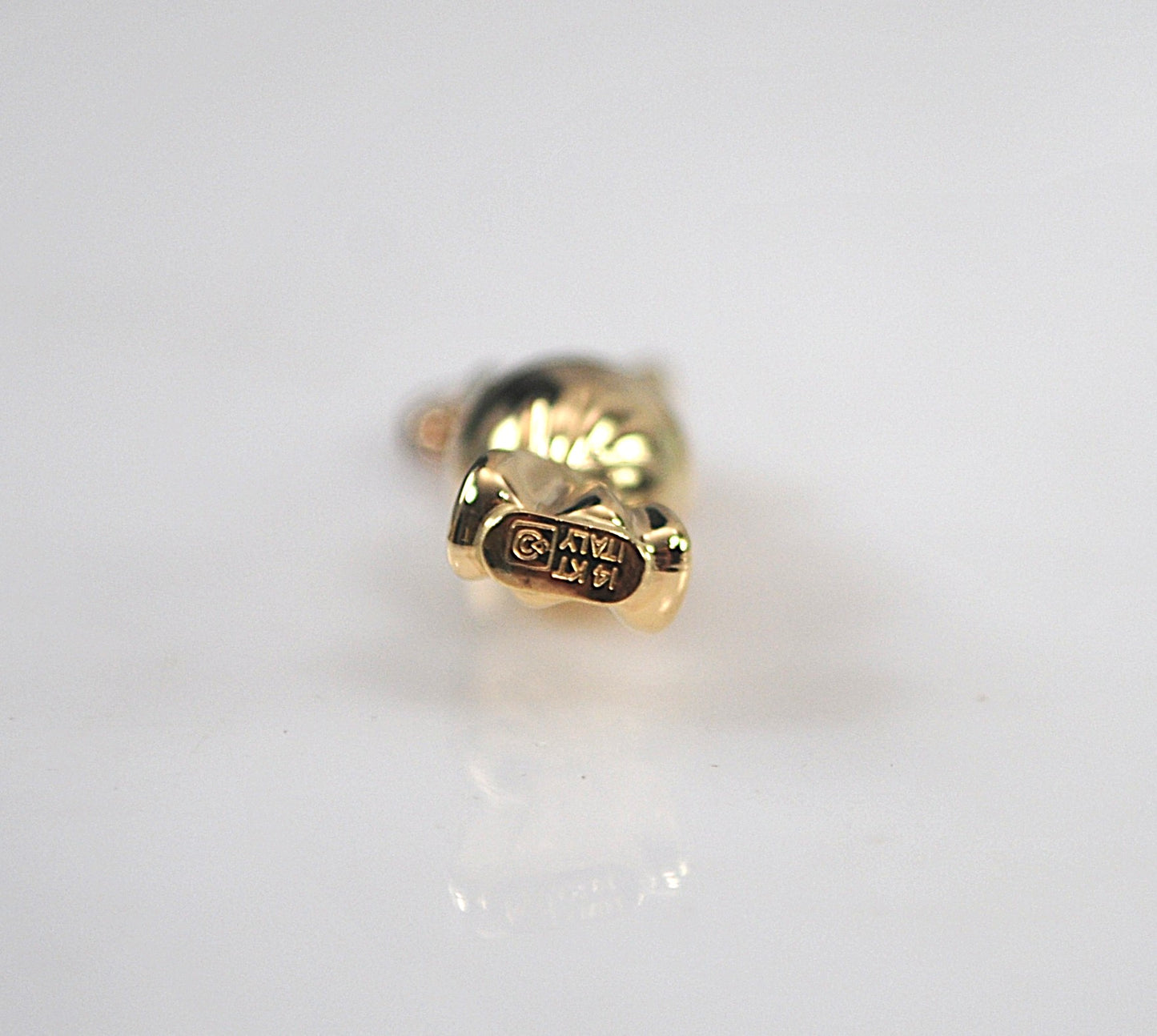 14K Gold Candy Charm Pendant