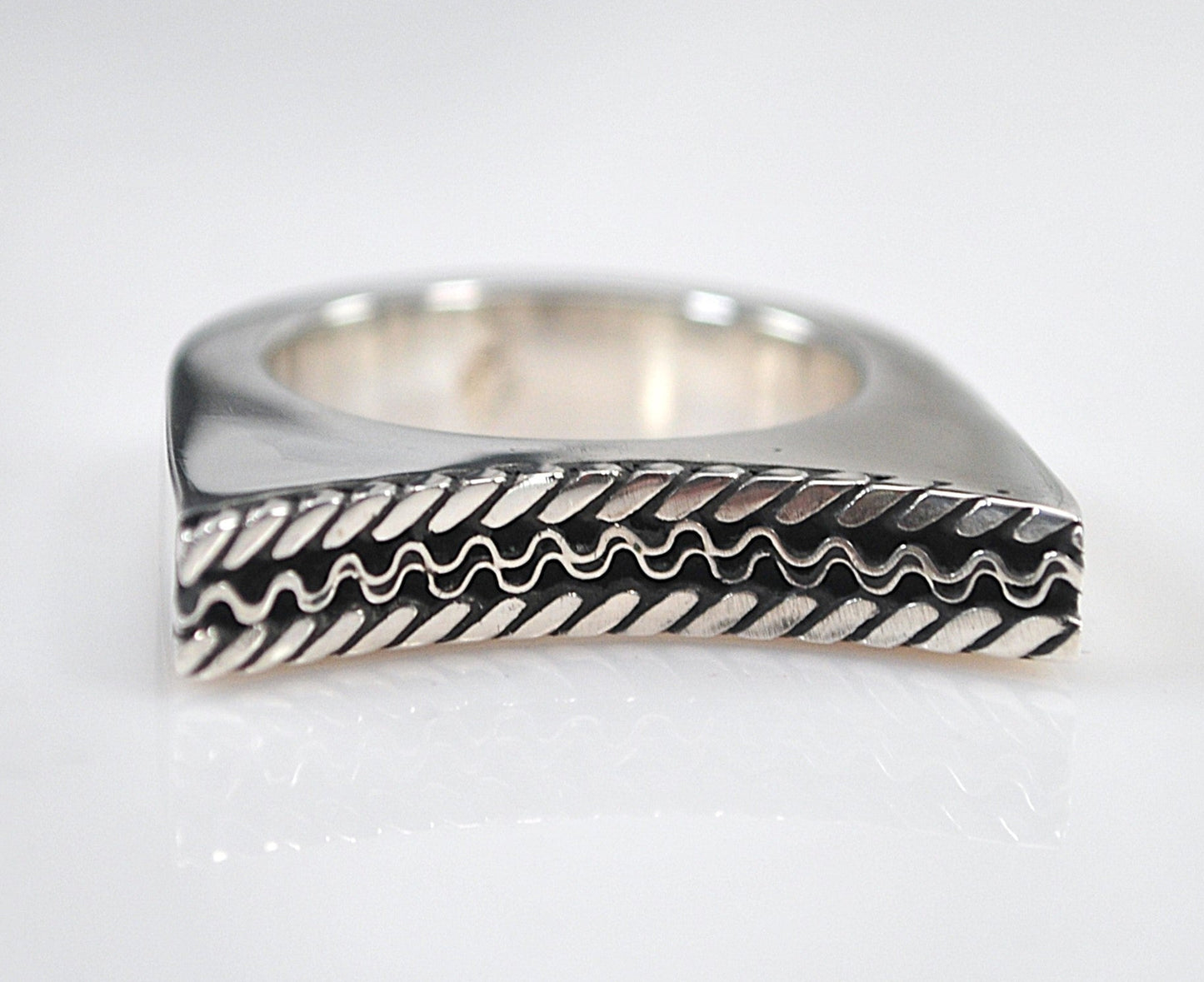 GeoArt 925 Sterling Silver Ring