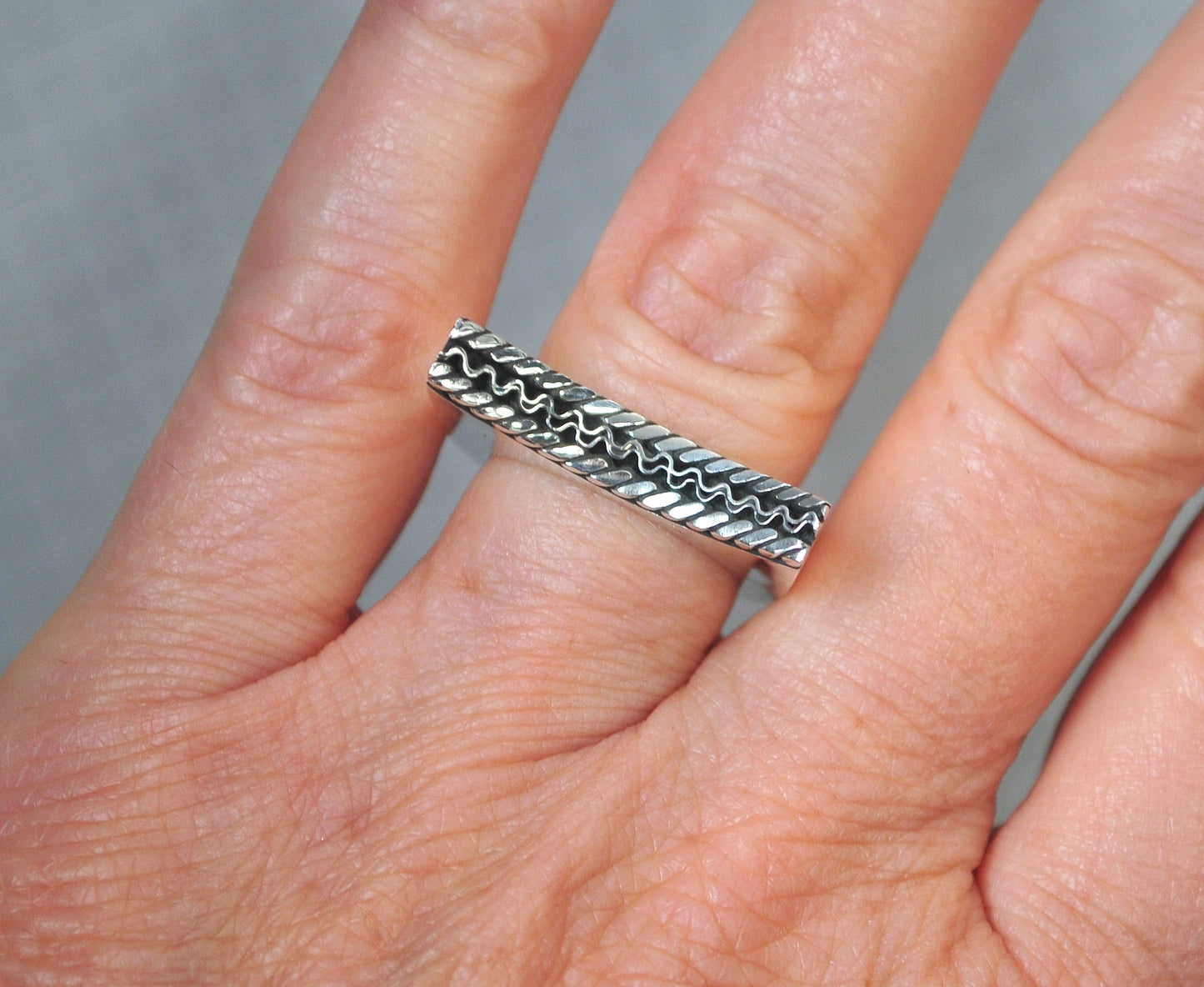 GeoArt 925 Sterling Silver Ring