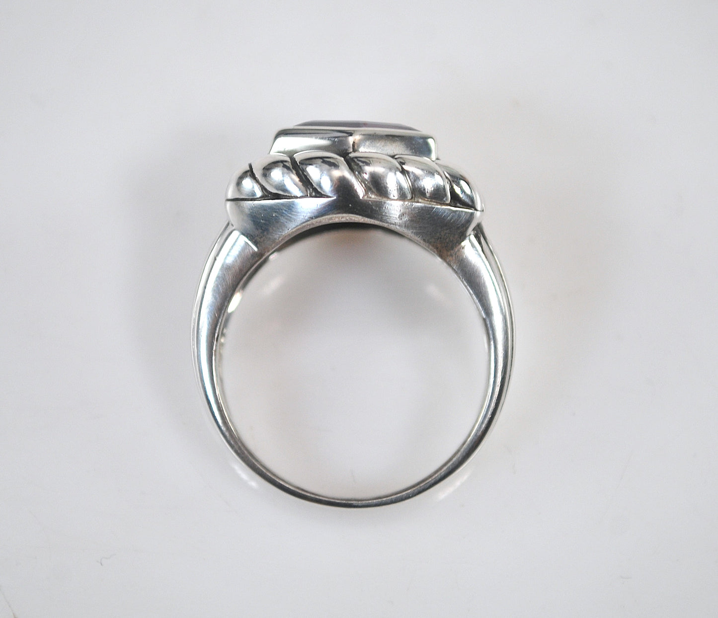 Judith Ripka Sterling Silver Amethyst Ring