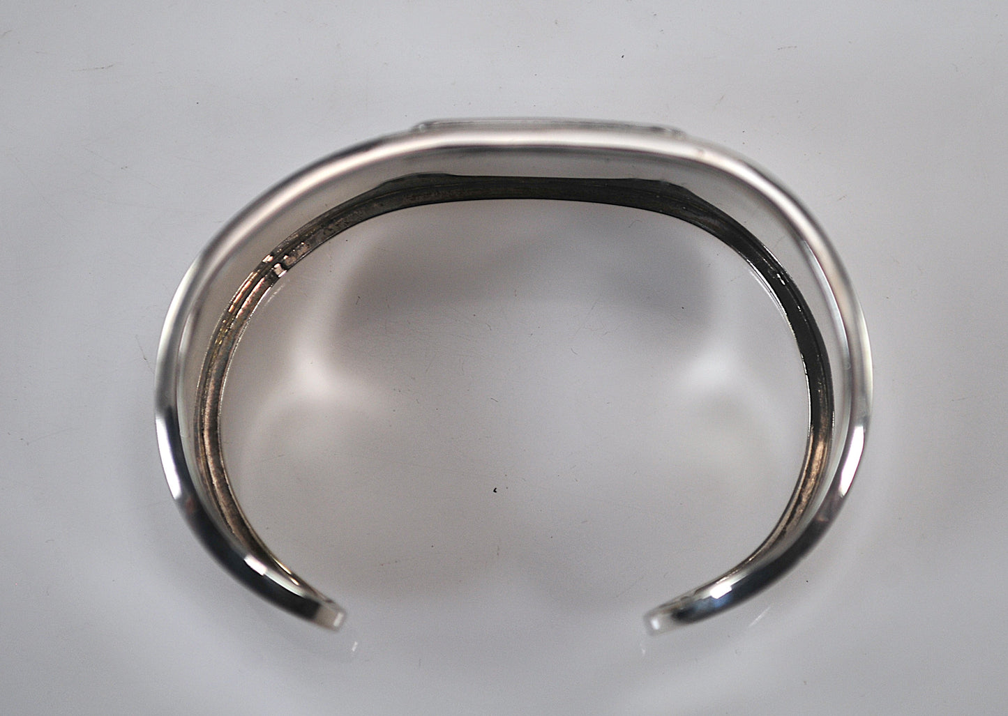Wide Mexico CII Sterling Silver Cuff Bracelet
