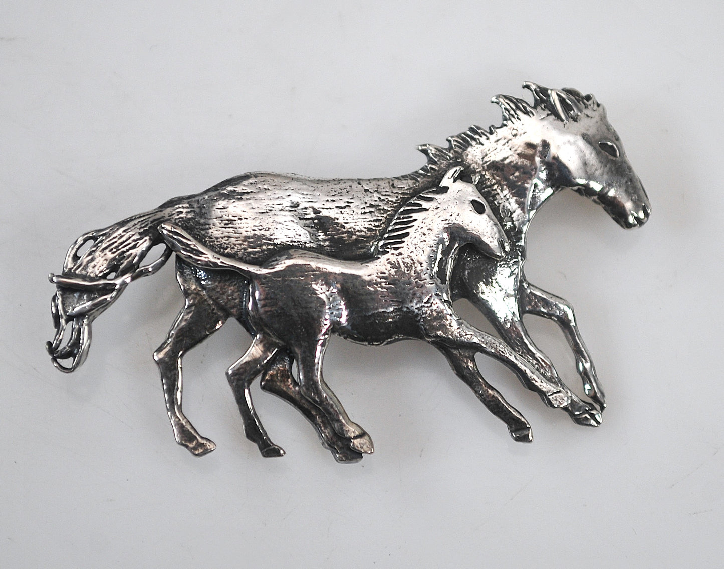 Great Falls Metal Works Sterling Silver Horse Brooch