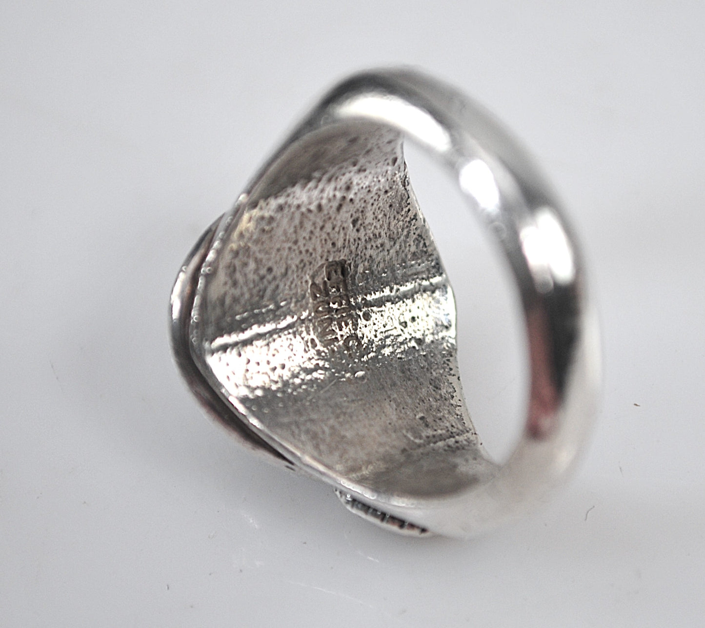 Effie C. Zuni Sterling Silver Turquoise Snake Ring