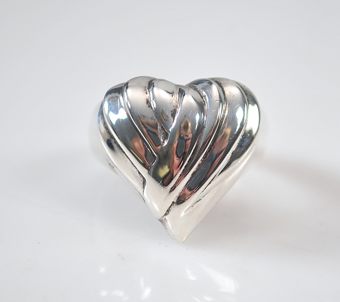 Designer 925 Sterling Silver Heart Ring