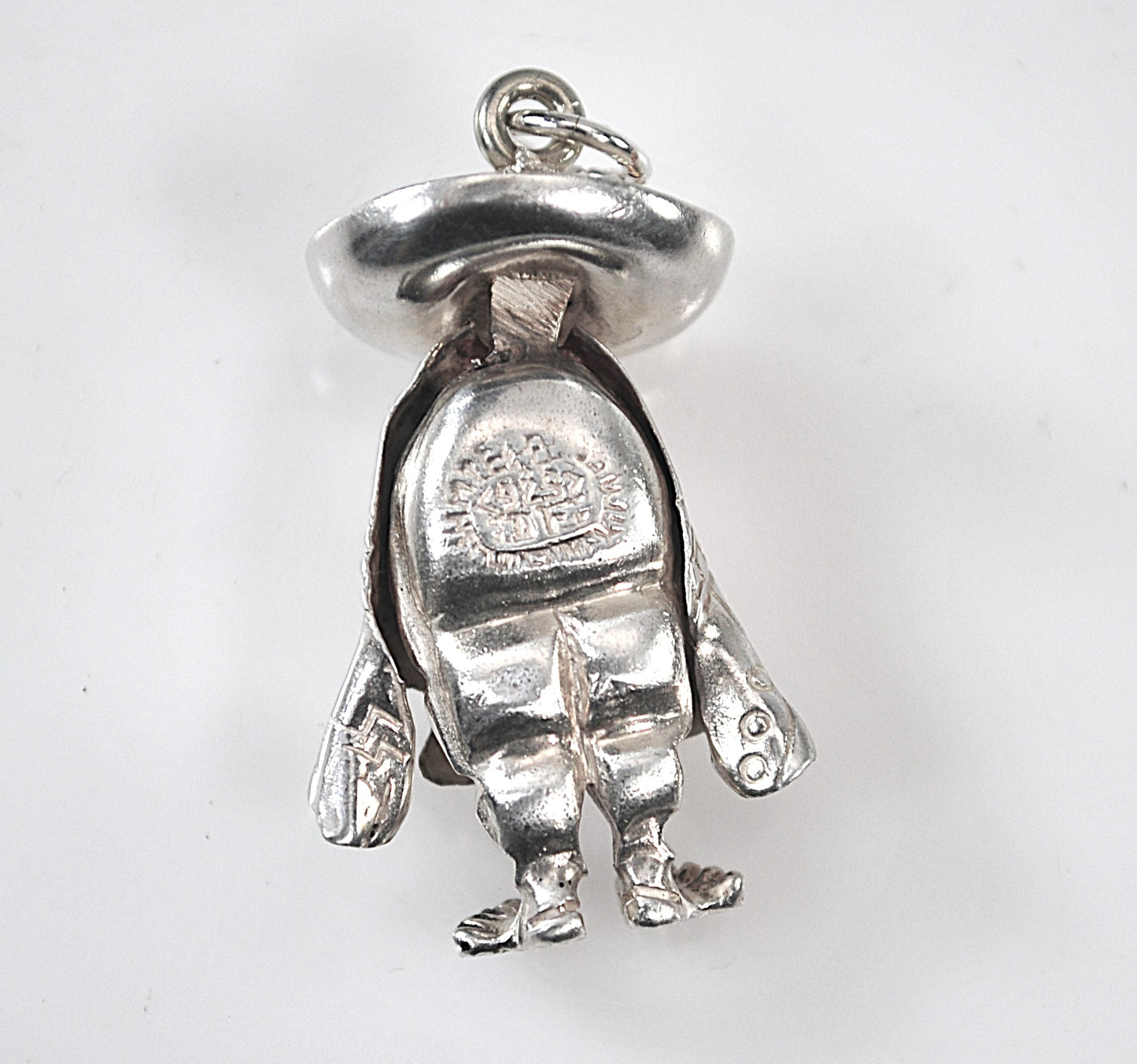 Vintage 925 Mexican Man Sterling Silver Pendant