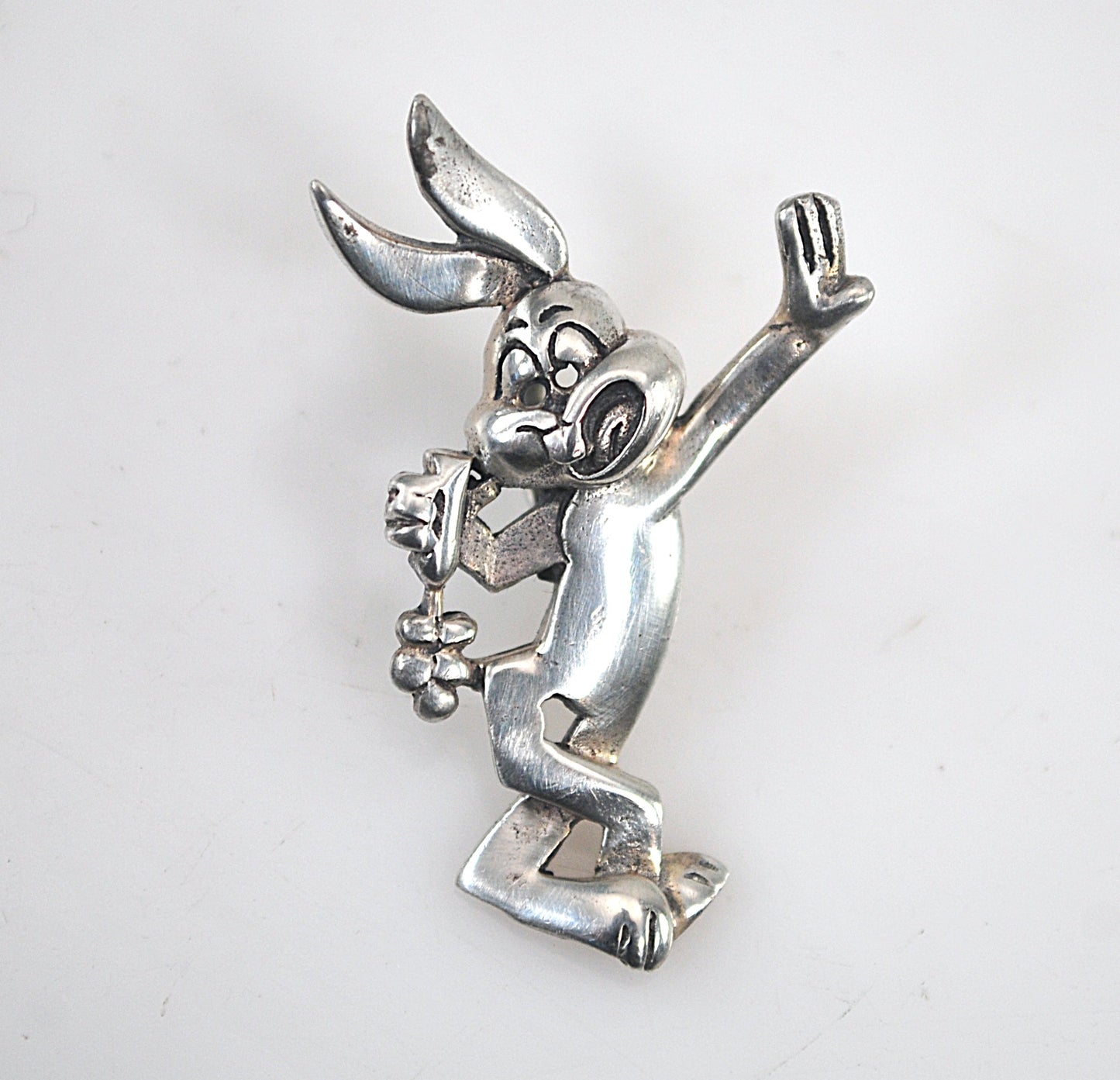 Bugs Bunny Sterling Silver Charm Pendant