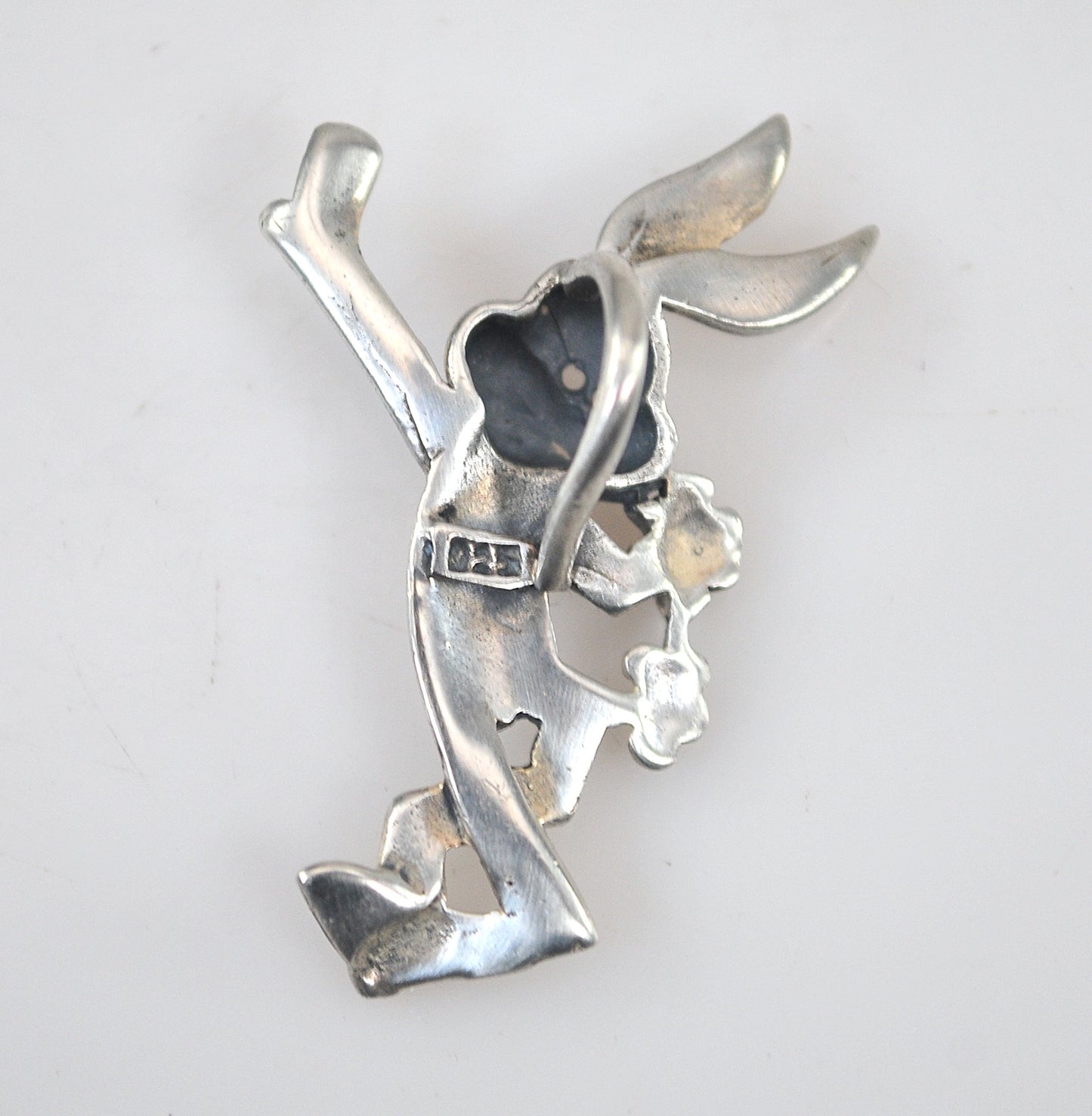 Bugs Bunny Sterling Silver Charm Pendant