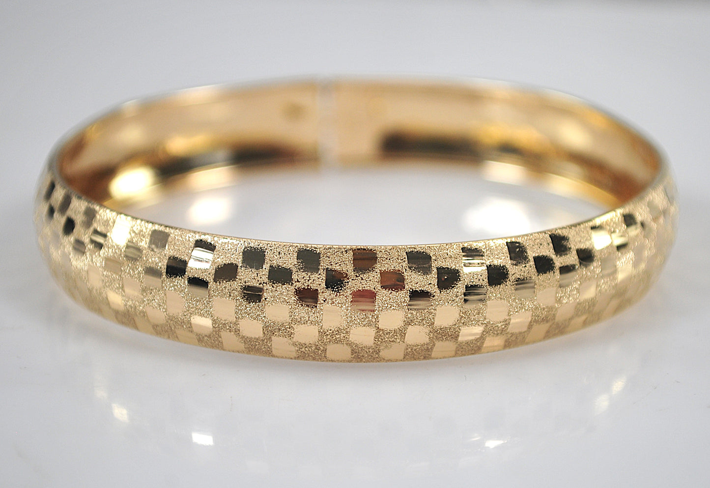 14K Signed Bangle Bracelet