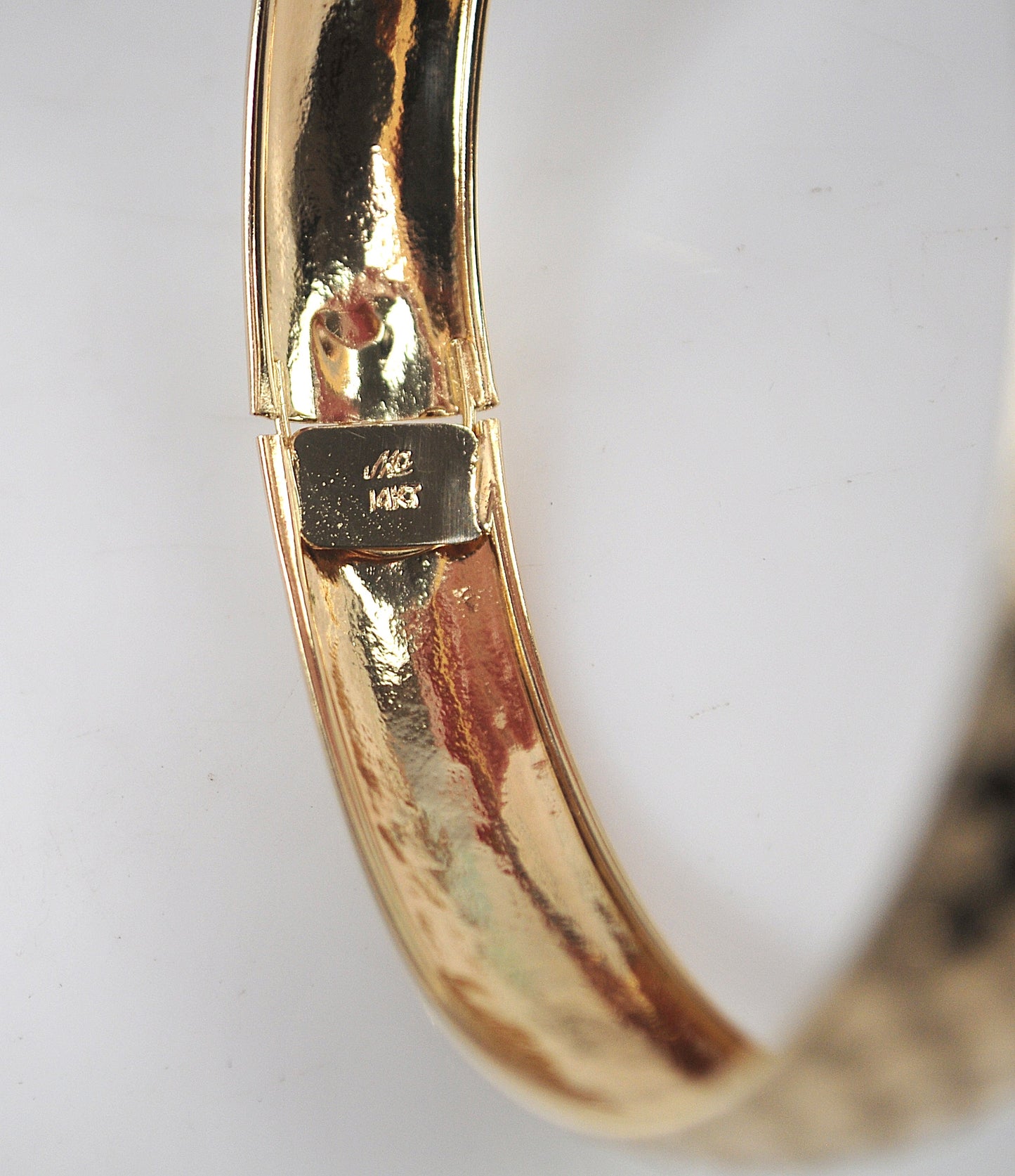 14K Signed Bangle Bracelet