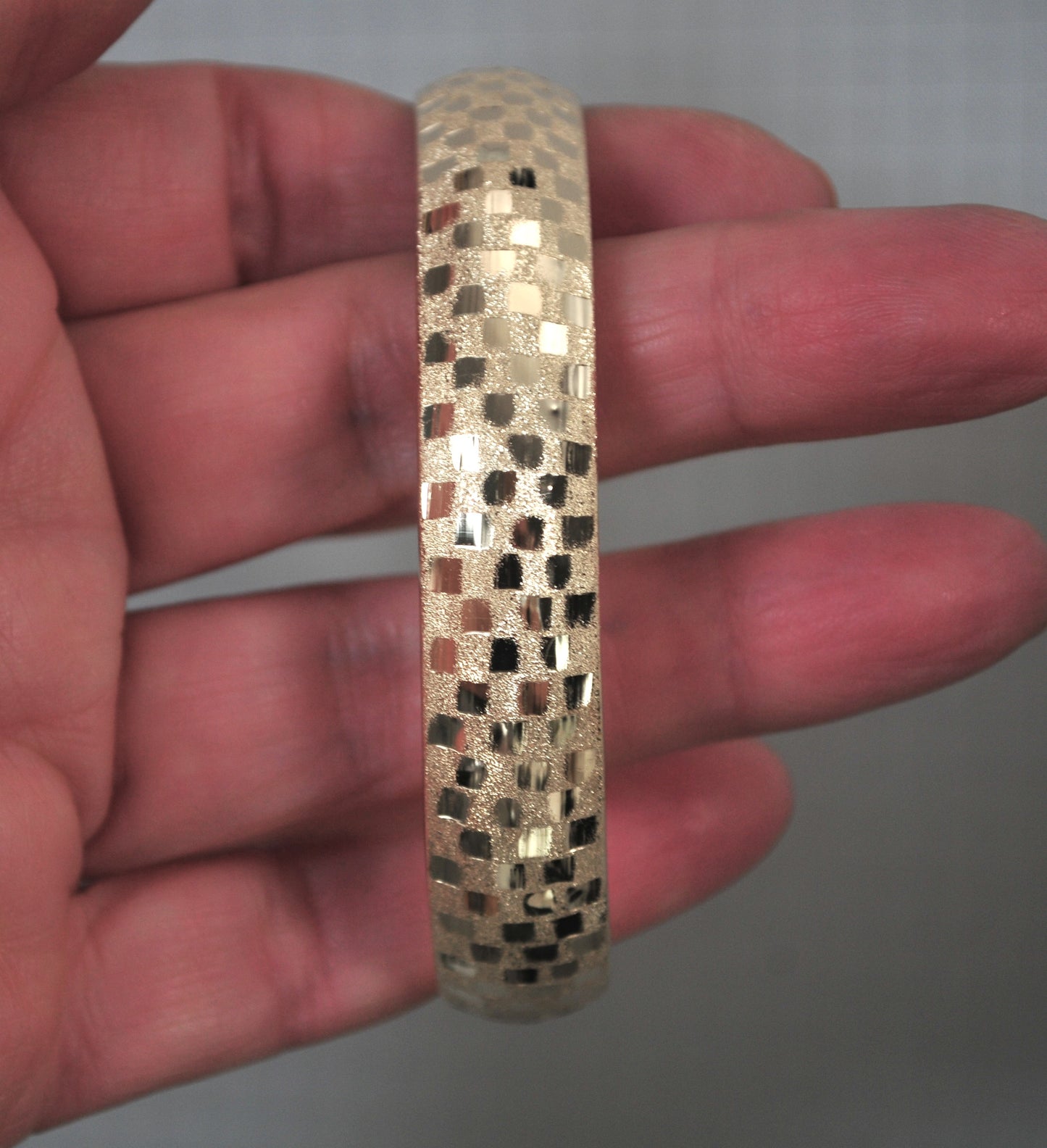14K Signed Bangle Bracelet
