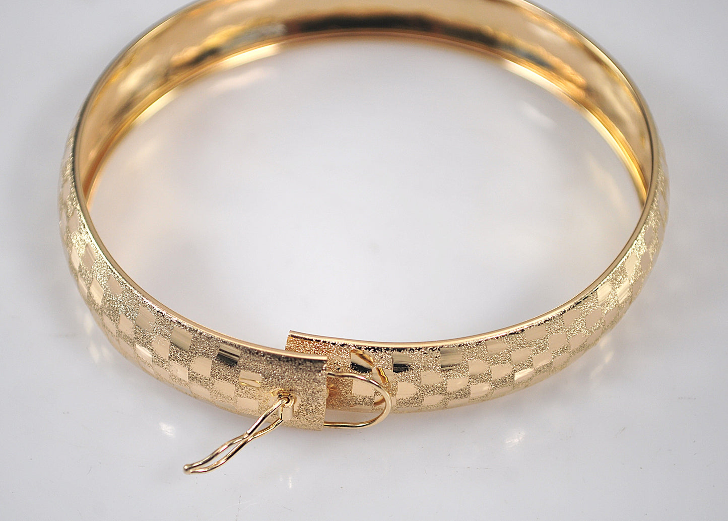 14K Signed Bangle Bracelet