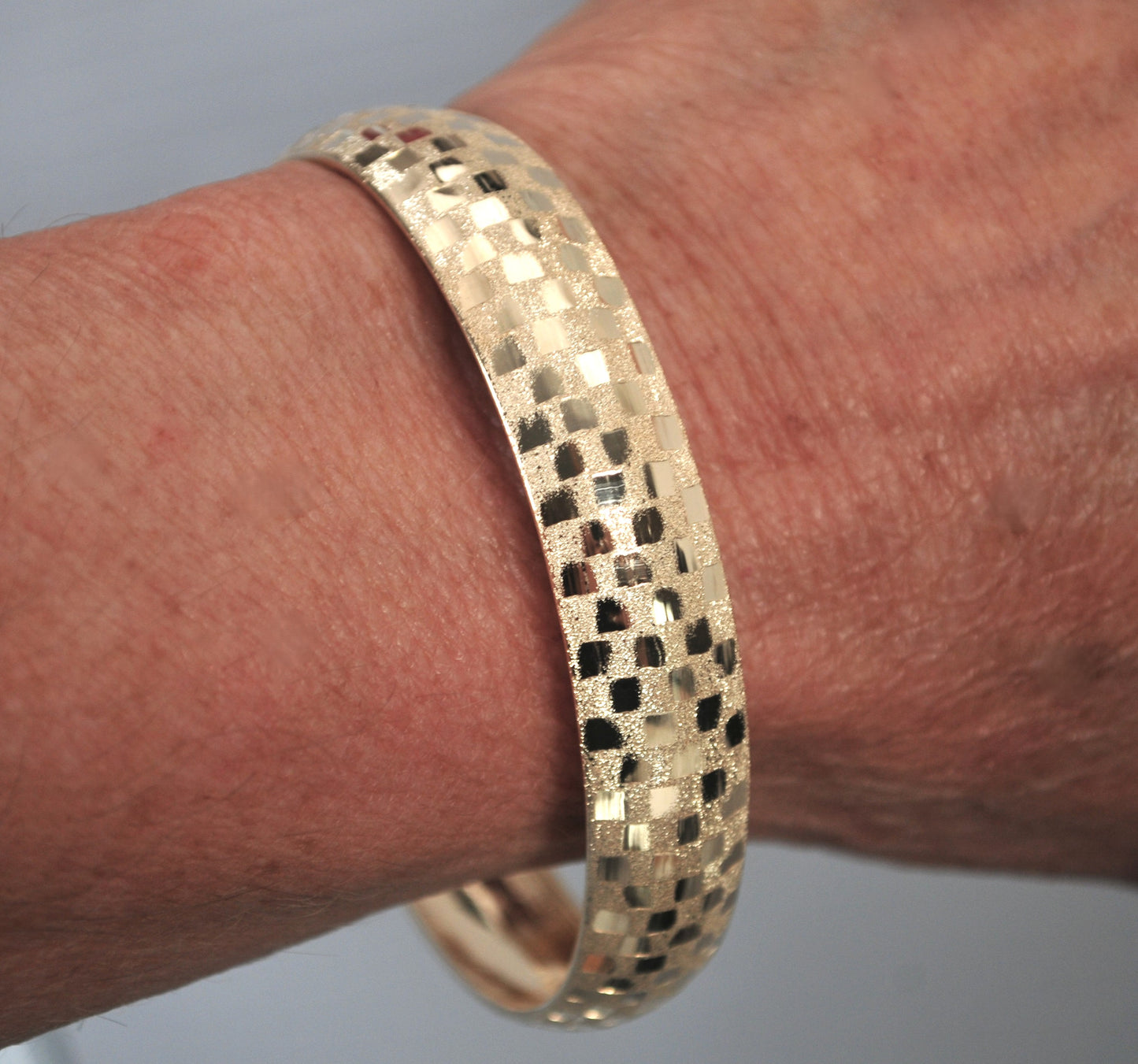14K Signed Bangle Bracelet