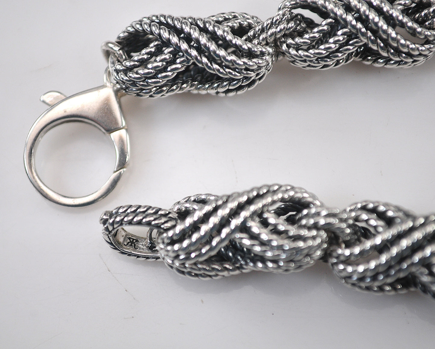 Heavy Designer Rope Link Bracelet